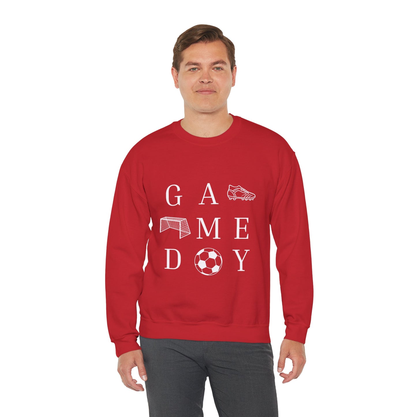 Game Day Unisex Crewneck Sweatshirt - Perfect Gift for Sports Lovers, Cozy Athletics Apparel, Soccer Enthusiast, Tailgate Outfit