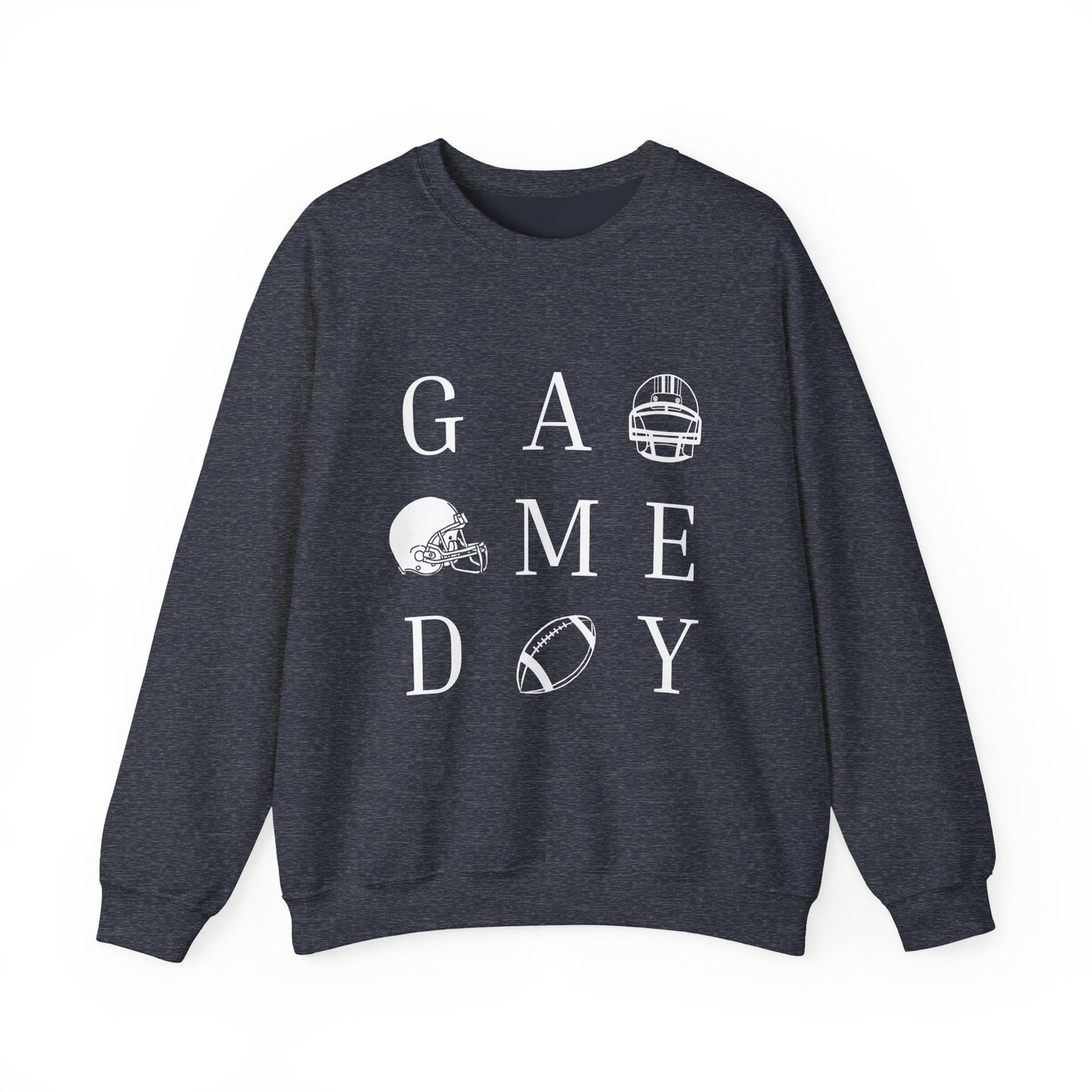 Game Day Sweatshirt, Unisex Crewneck Sweatshirt for Sports Fans, Football Appreciation Gift, Cozy Game Day Outfit, Tailgating Apparel