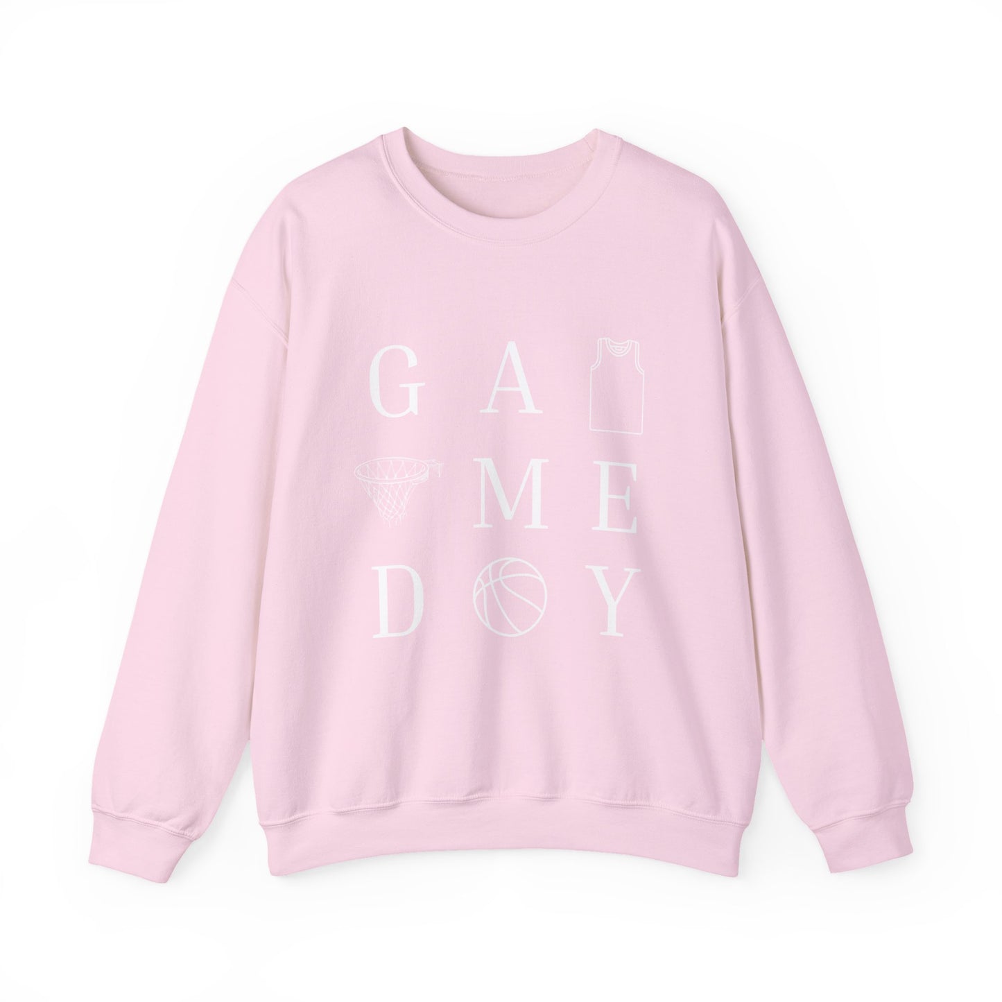 Game Day Unisex Crewneck Sweatshirt, Sports Sweatshirt, Basketball Apparel, Gift for Him or Her, Comfortable Layering