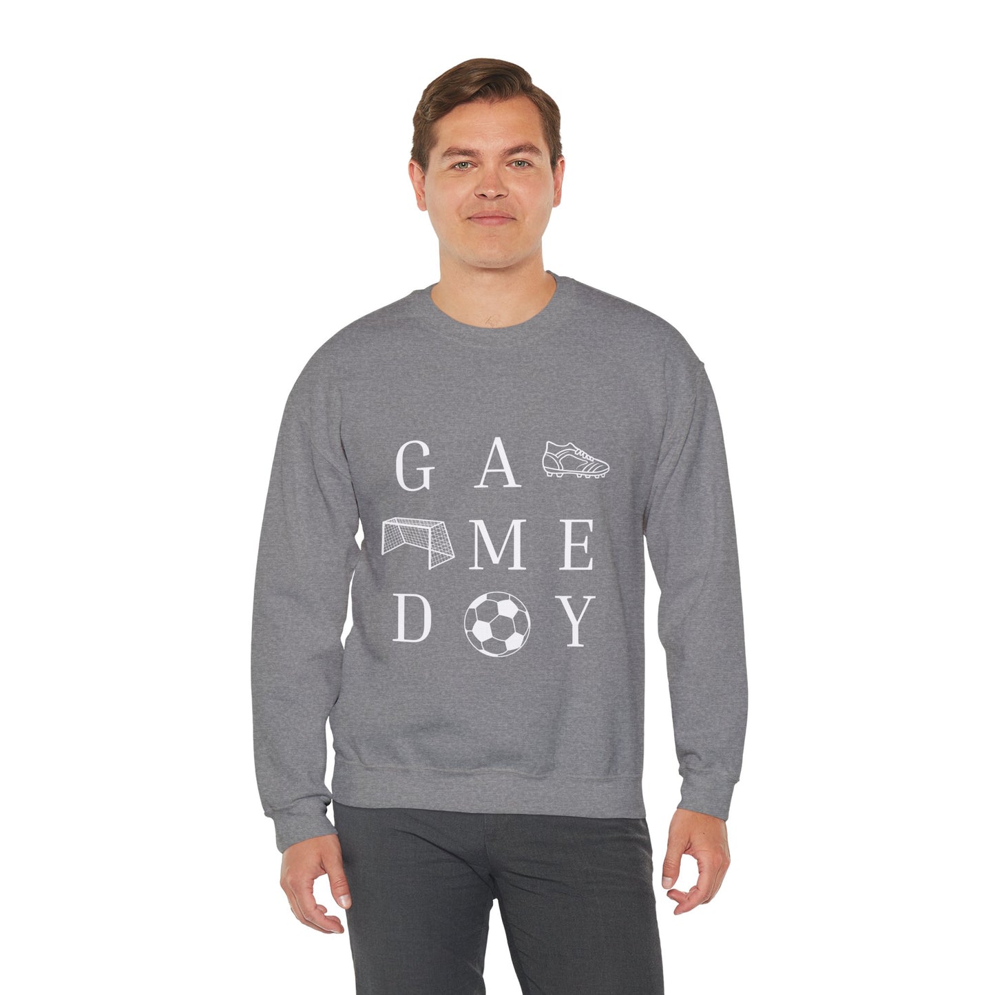 Game Day Unisex Crewneck Sweatshirt - Perfect Gift for Sports Lovers, Cozy Athletics Apparel, Soccer Enthusiast, Tailgate Outfit