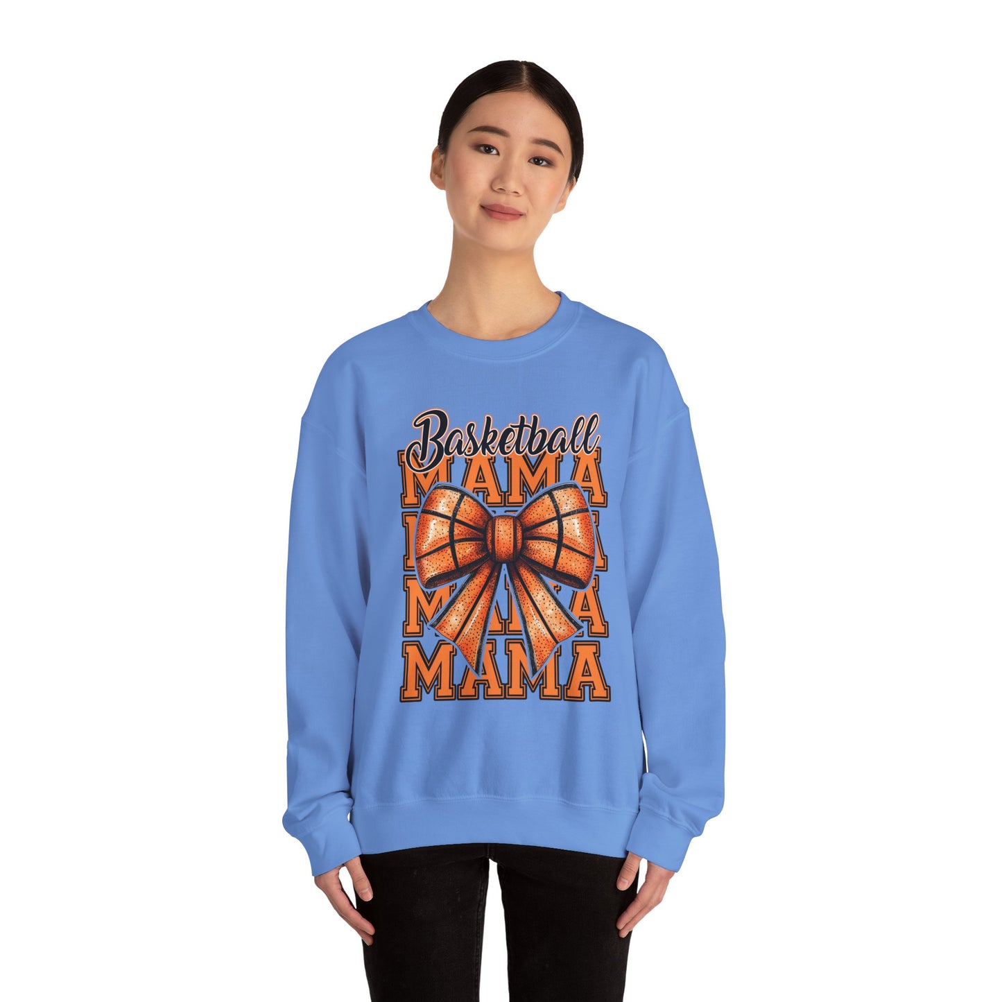Basketball Mama Sweatshirt | Cozy Crewneck for Sports Moms | Gift for Mother's Day, Basketball Games, Family Events, Casual Wear