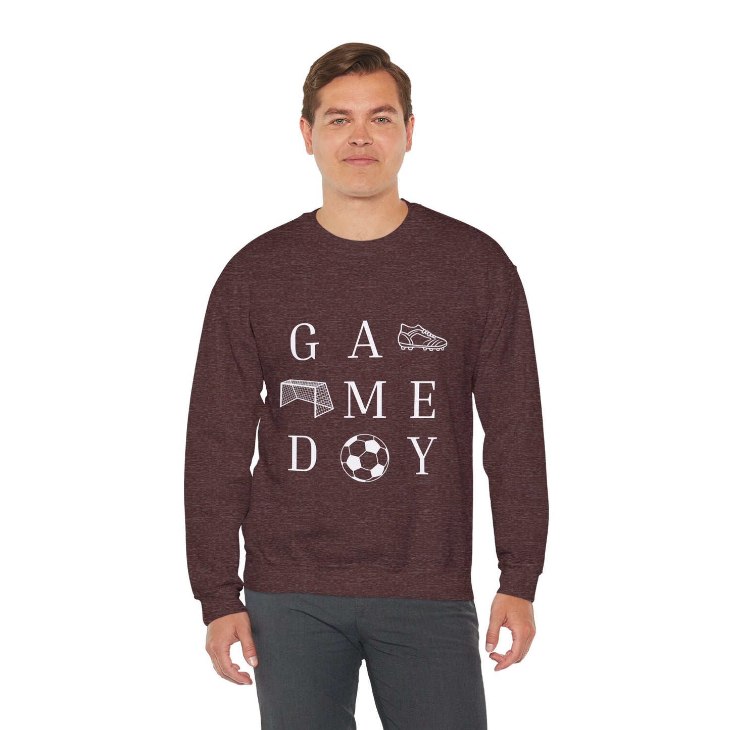 Game Day Unisex Crewneck Sweatshirt - Perfect Gift for Sports Lovers, Cozy Athletics Apparel, Soccer Enthusiast, Tailgate Outfit