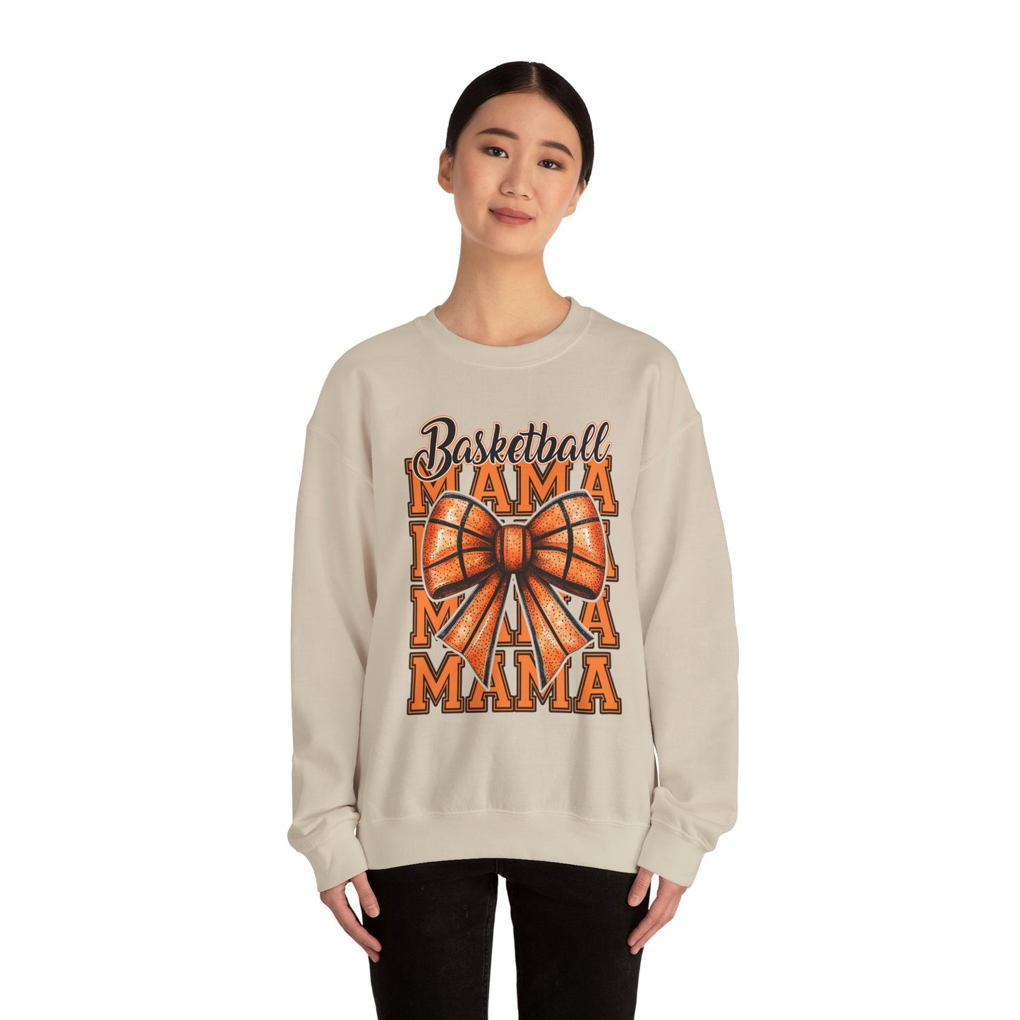 Basketball Mama Sweatshirt | Cozy Crewneck for Sports Moms | Gift for Mother's Day, Basketball Games, Family Events, Casual Wear