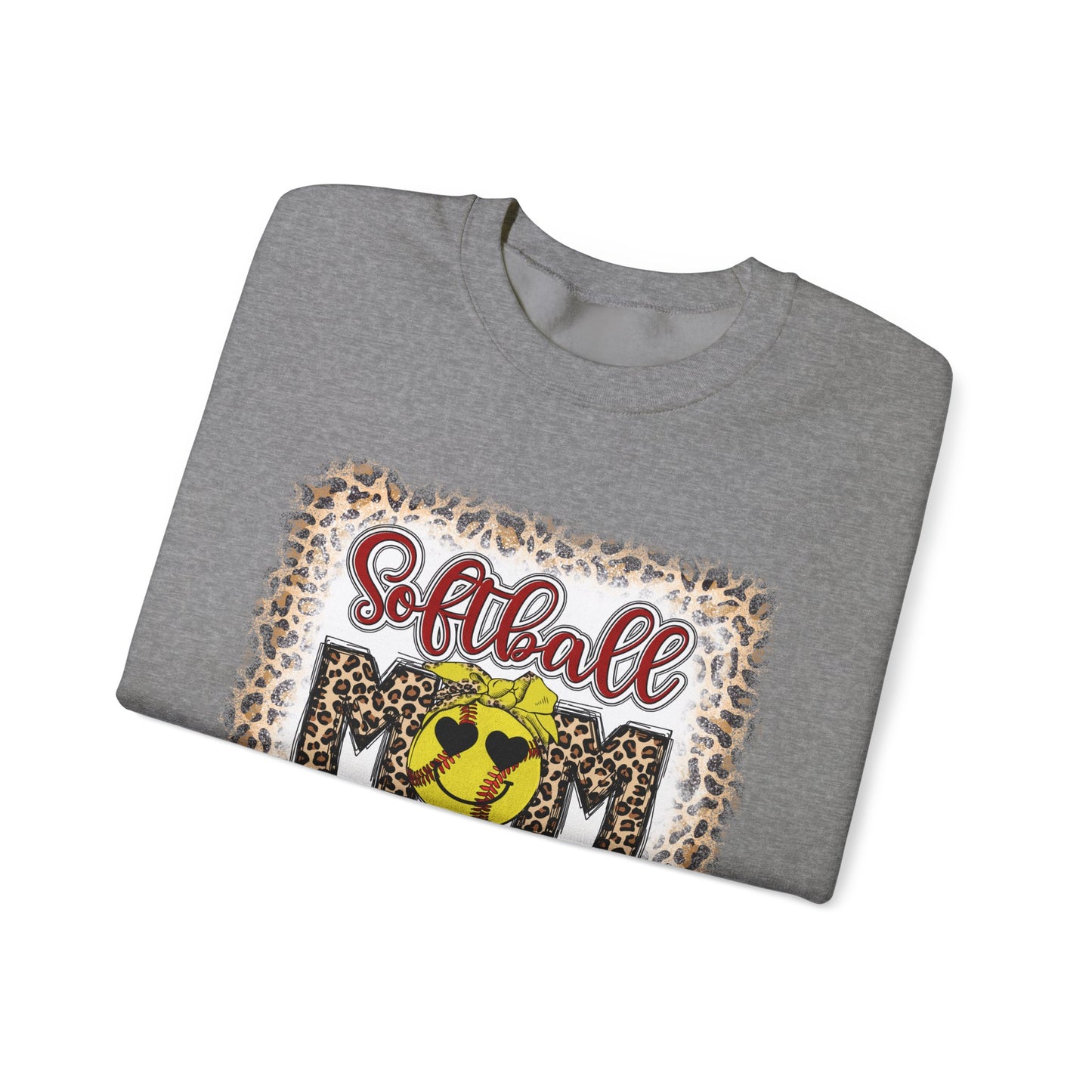 Softball Mom Sweatshirt | Cozy Crewneck for Sports Enthusiasts, Perfect Gift for Mother's Day, Game Days, and Casual Wear