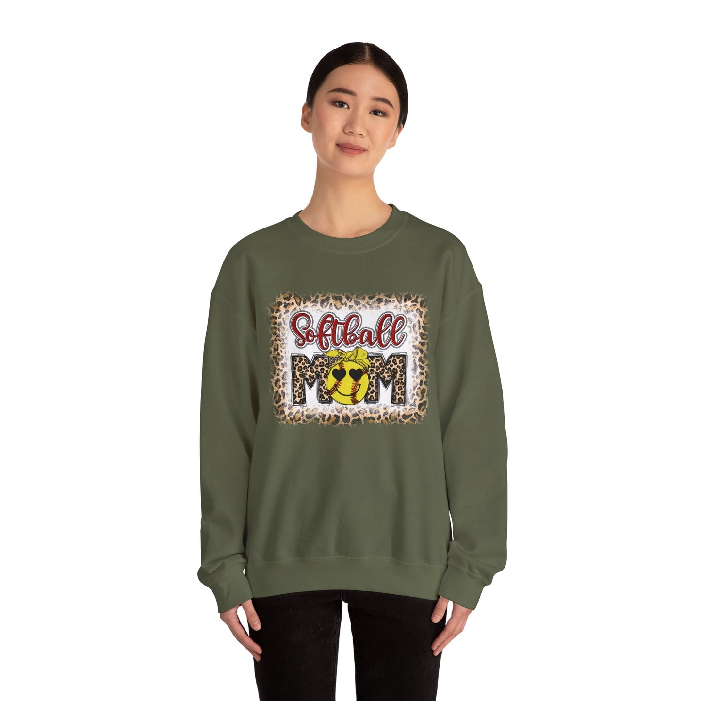 Softball Mom Sweatshirt | Cozy Crewneck for Sports Enthusiasts, Perfect Gift for Mother's Day, Game Days, and Casual Wear