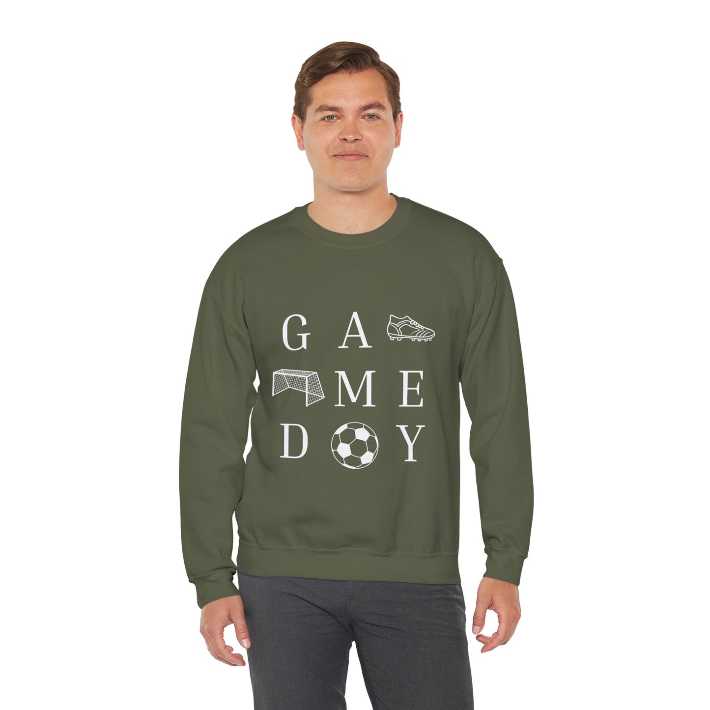 Game Day Unisex Crewneck Sweatshirt - Perfect Gift for Sports Lovers, Cozy Athletics Apparel, Soccer Enthusiast, Tailgate Outfit