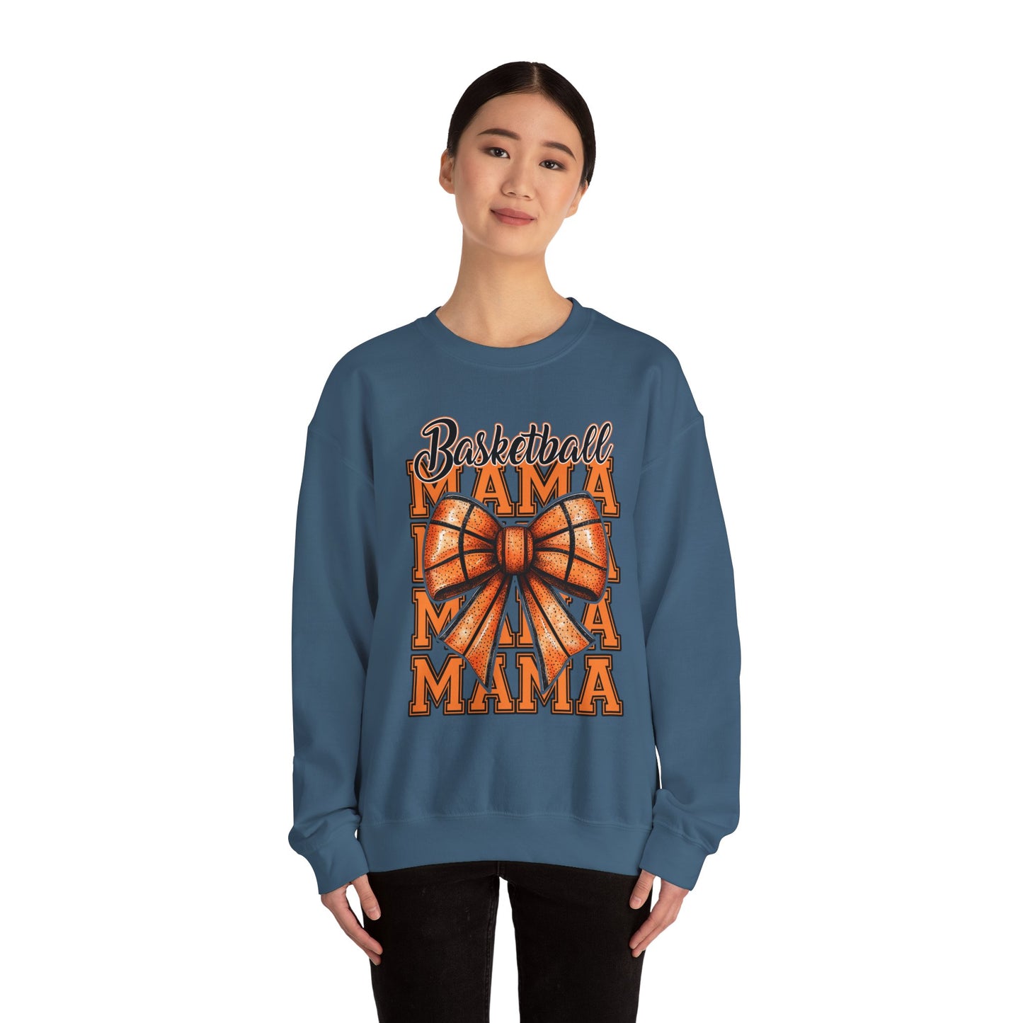 Basketball Mama Sweatshirt | Cozy Crewneck for Sports Moms | Gift for Mother's Day, Basketball Games, Family Events, Casual Wear