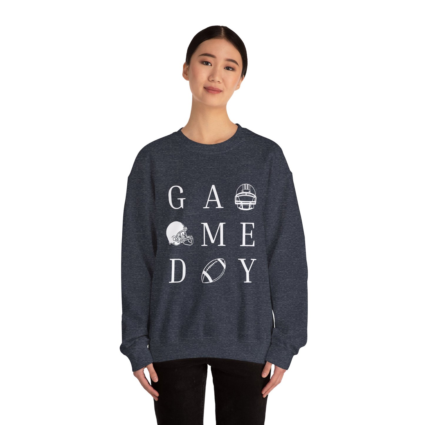 Game Day Sweatshirt, Unisex Crewneck Sweatshirt for Sports Fans, Football Appreciation Gift, Cozy Game Day Outfit, Tailgating Apparel