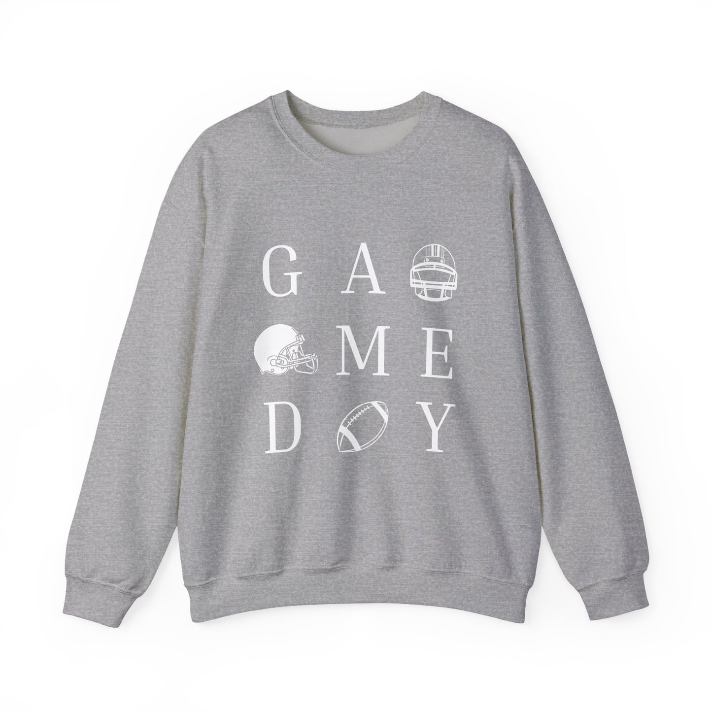 Game Day Sweatshirt, Unisex Crewneck Sweatshirt for Sports Fans, Football Appreciation Gift, Cozy Game Day Outfit, Tailgating Apparel