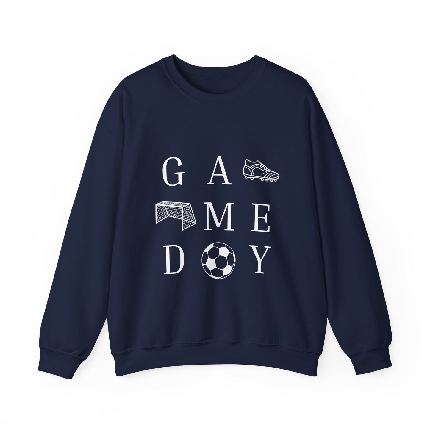 Game Day Unisex Crewneck Sweatshirt - Perfect Gift for Sports Lovers, Cozy Athletics Apparel, Soccer Enthusiast, Tailgate Outfit