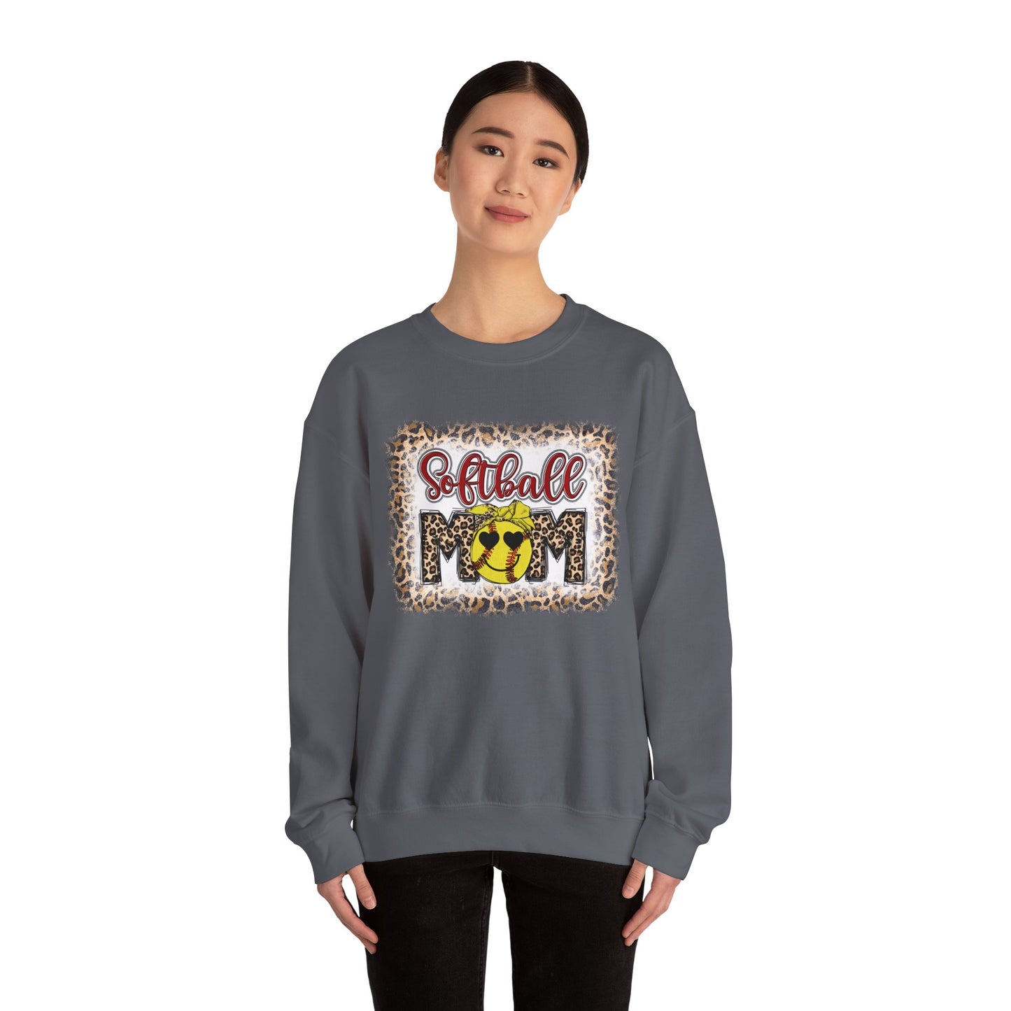 Softball Mom Sweatshirt | Cozy Crewneck for Sports Enthusiasts, Perfect Gift for Mother's Day, Game Days, and Casual Wear
