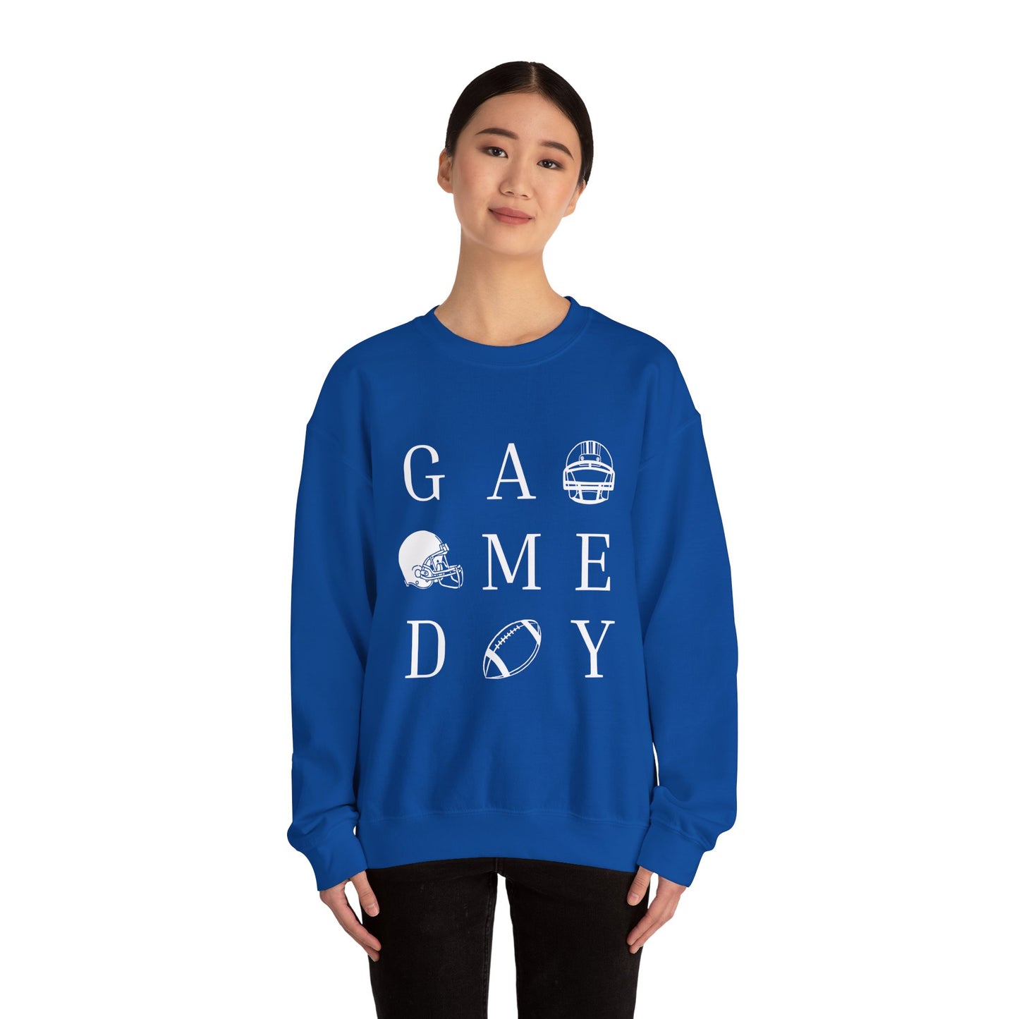 Game Day Sweatshirt, Unisex Crewneck Sweatshirt for Sports Fans, Football Appreciation Gift, Cozy Game Day Outfit, Tailgating Apparel