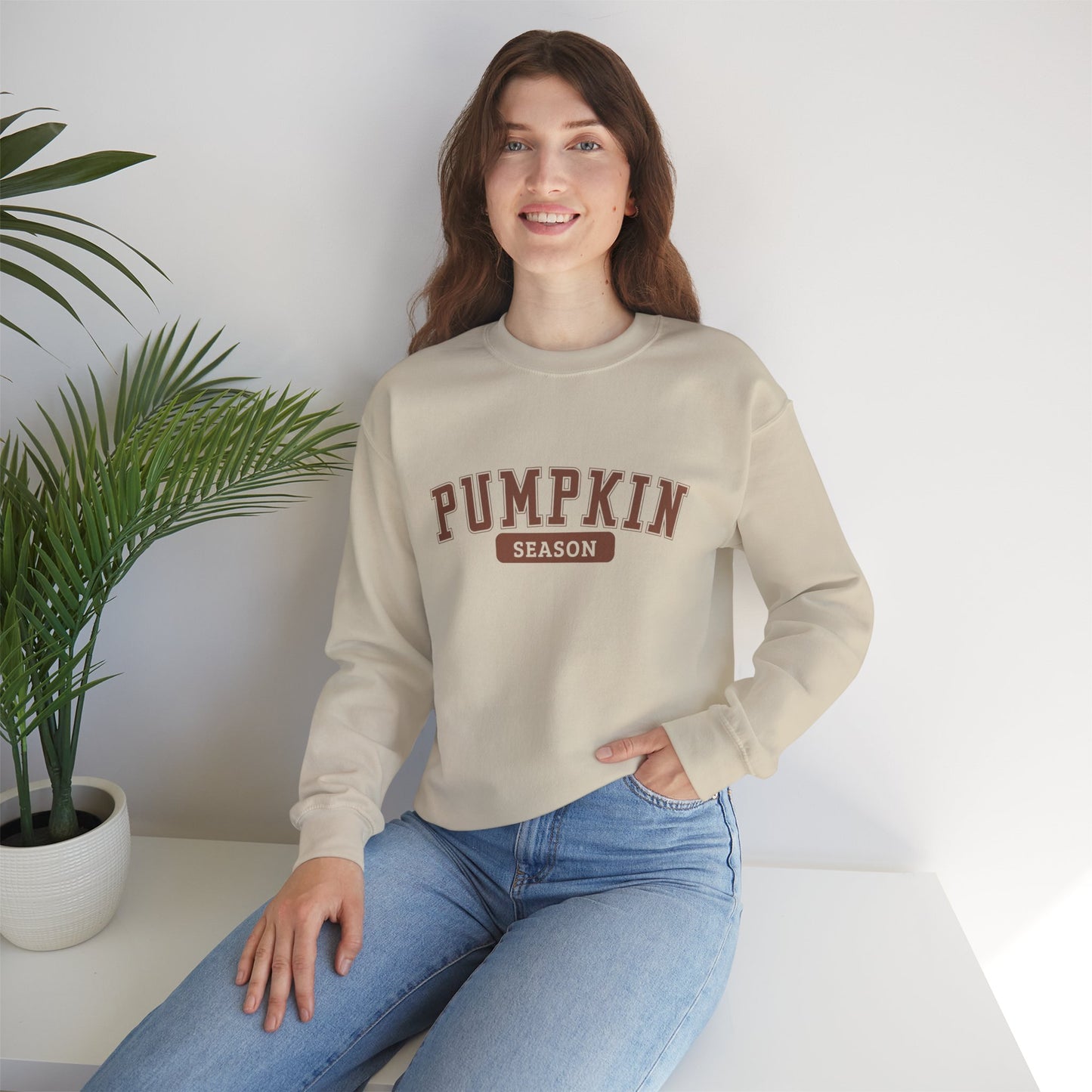 Pumpkin Season Sweatshirt - Cozy Fall Fashion, Unisex Crewneck for Halloween, Thanksgiving, Autumn Vibes, Gift for Her