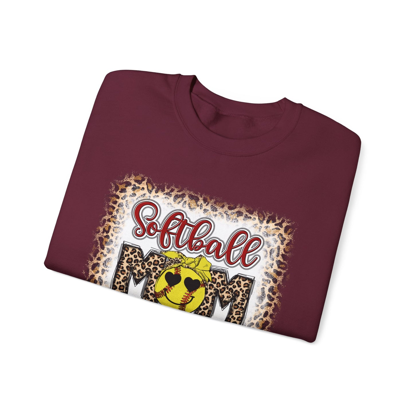 Softball Mom Sweatshirt | Cozy Crewneck for Sports Enthusiasts, Perfect Gift for Mother's Day, Game Days, and Casual Wear
