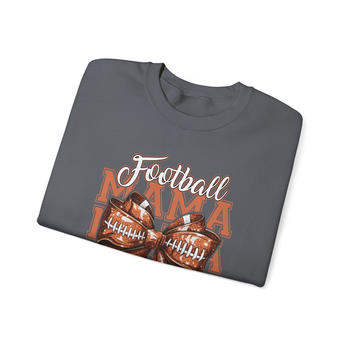 Football Mama Crewneck Sweatshirt - Ideal for Game Day, Family Gatherings, Sports Moms, and Unique Gift Ideas