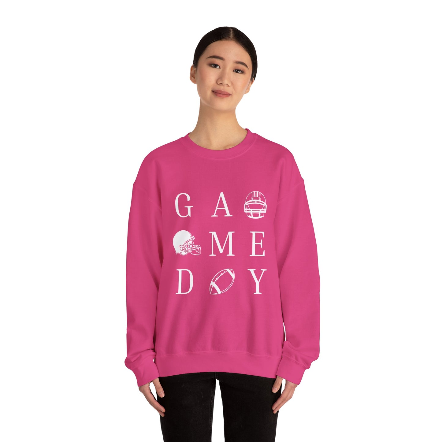 Game Day Sweatshirt, Unisex Crewneck Sweatshirt for Sports Fans, Football Appreciation Gift, Cozy Game Day Outfit, Tailgating Apparel