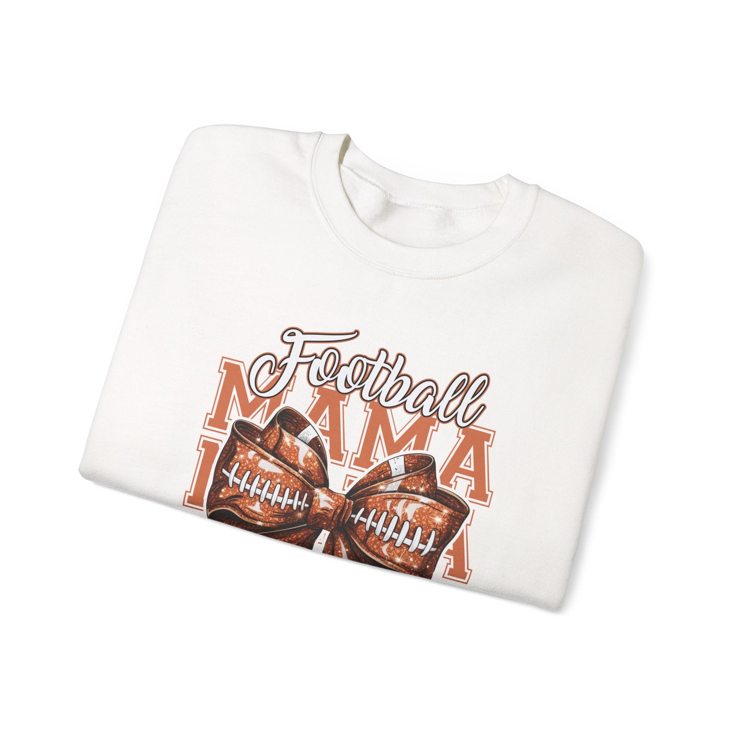 Football Mama Crewneck Sweatshirt - Ideal for Game Day, Family Gatherings, Sports Moms, and Unique Gift Ideas