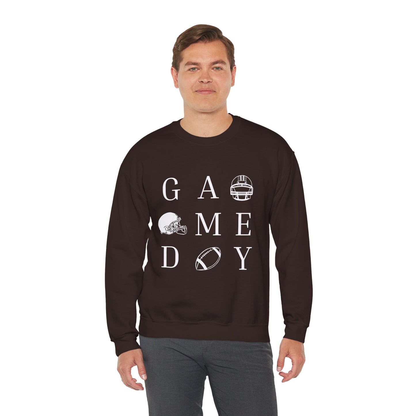 Game Day Sweatshirt, Unisex Crewneck Sweatshirt for Sports Fans, Football Appreciation Gift, Cozy Game Day Outfit, Tailgating Apparel