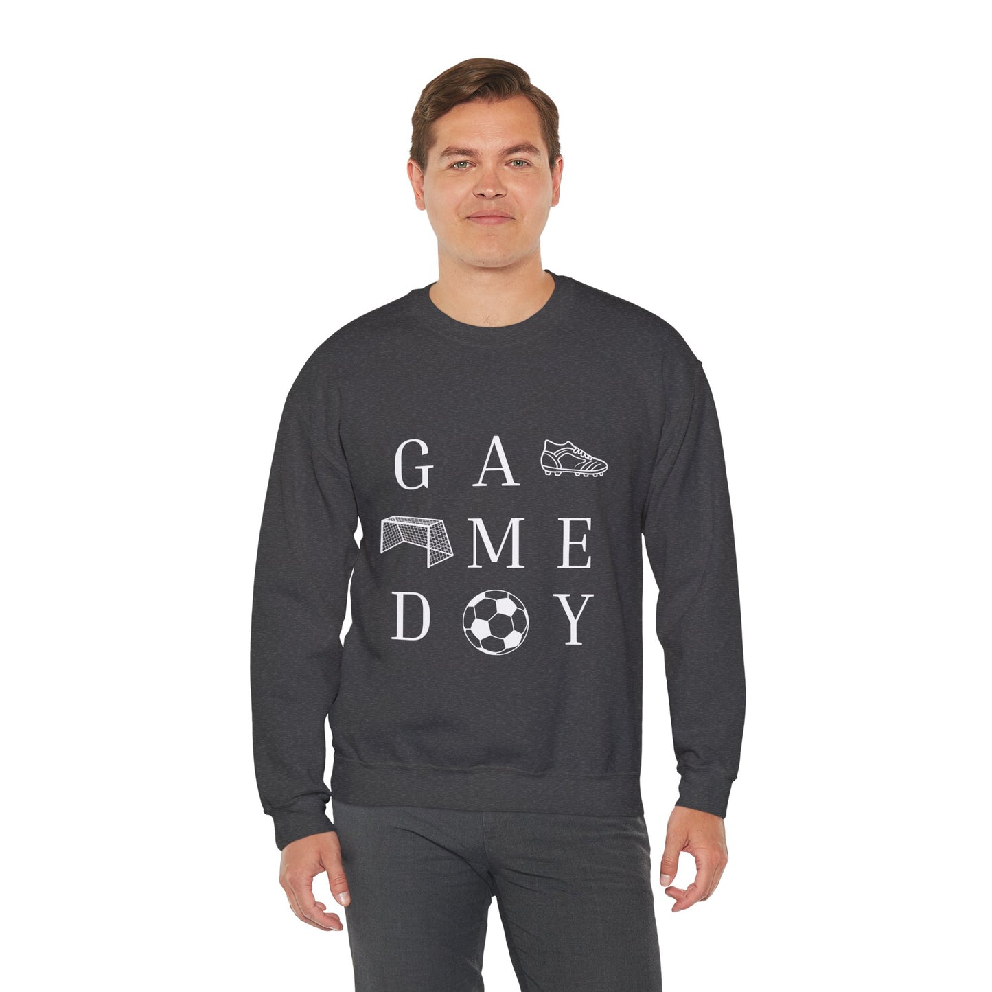 Game Day Unisex Crewneck Sweatshirt - Perfect Gift for Sports Lovers, Cozy Athletics Apparel, Soccer Enthusiast, Tailgate Outfit