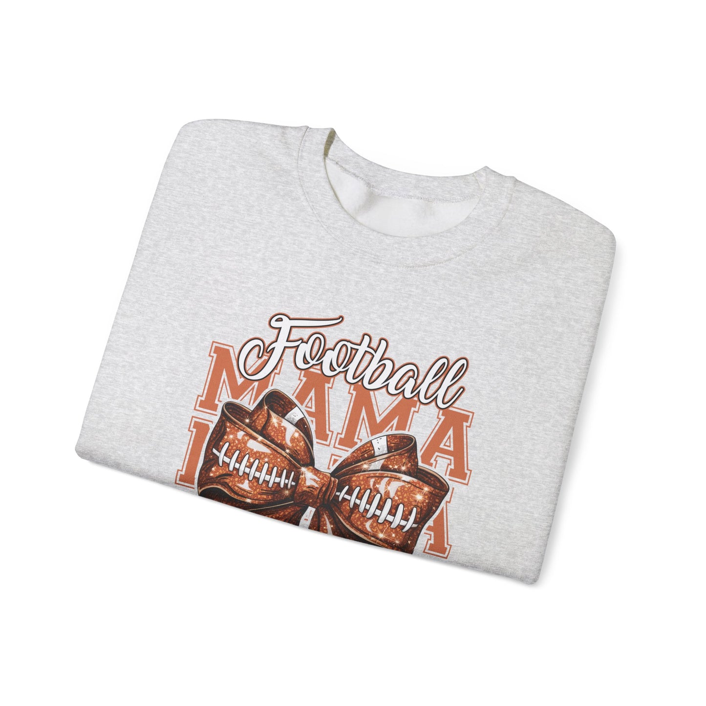 Football Mama Crewneck Sweatshirt - Ideal for Game Day, Family Gatherings, Sports Moms, and Unique Gift Ideas