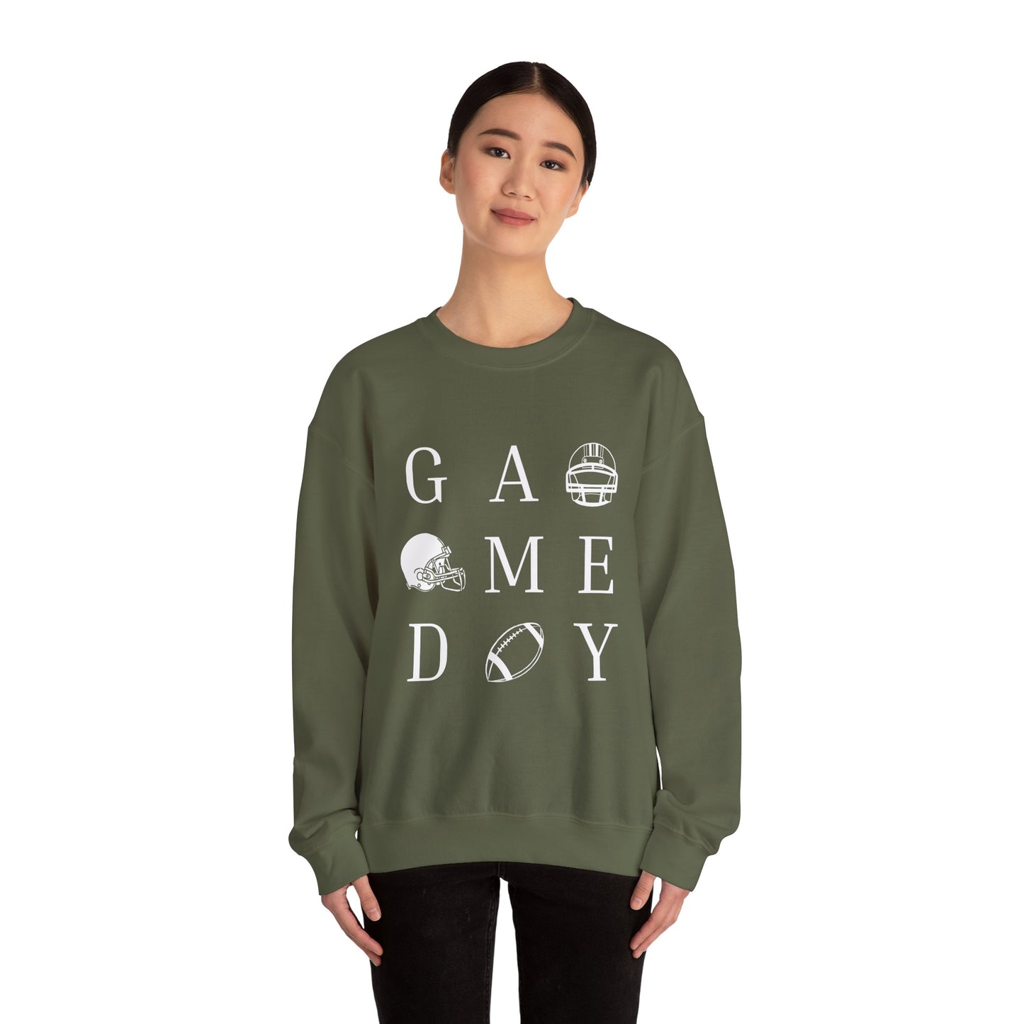 Game Day Sweatshirt, Unisex Crewneck Sweatshirt for Sports Fans, Football Appreciation Gift, Cozy Game Day Outfit, Tailgating Apparel