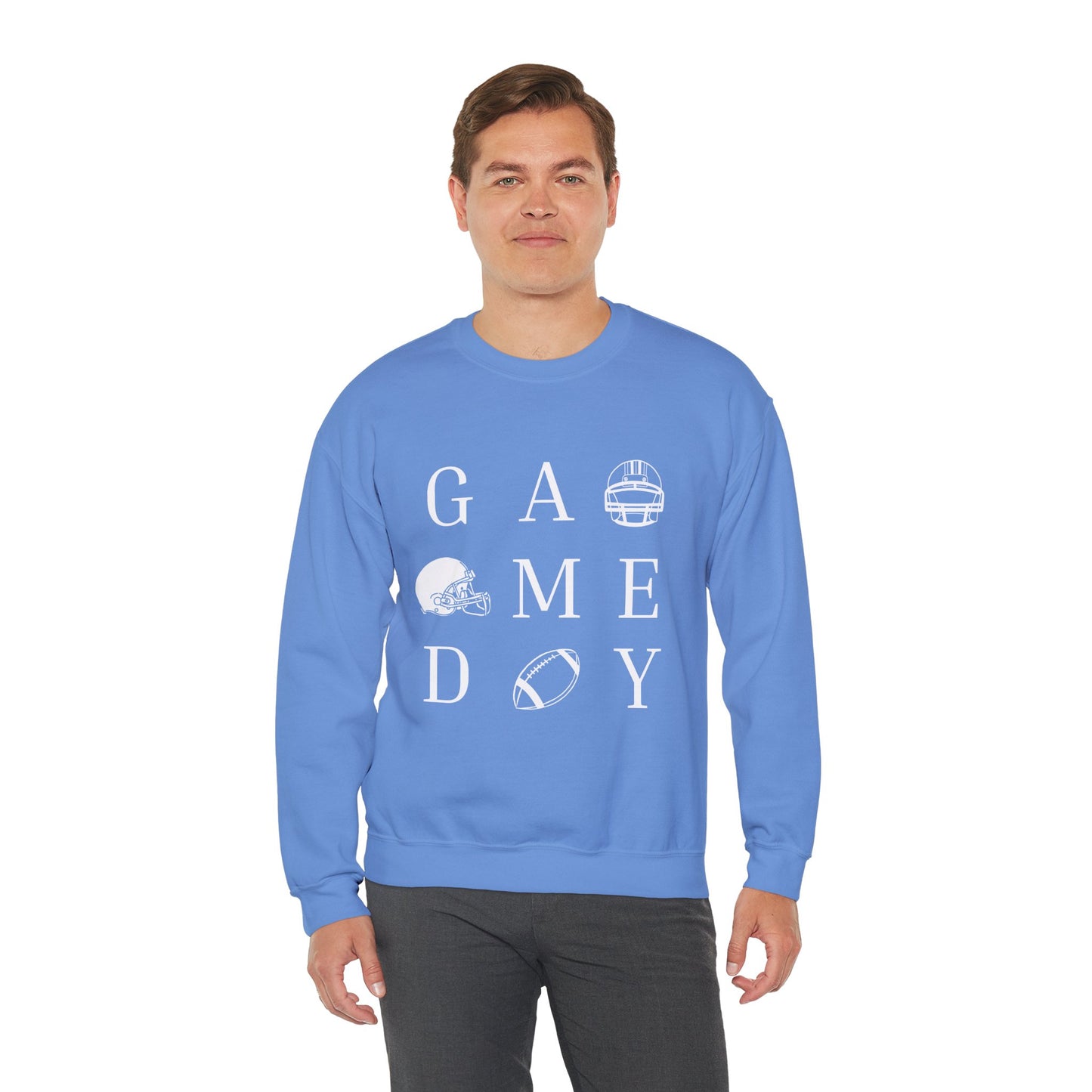 Game Day Sweatshirt, Unisex Crewneck Sweatshirt for Sports Fans, Football Appreciation Gift, Cozy Game Day Outfit, Tailgating Apparel