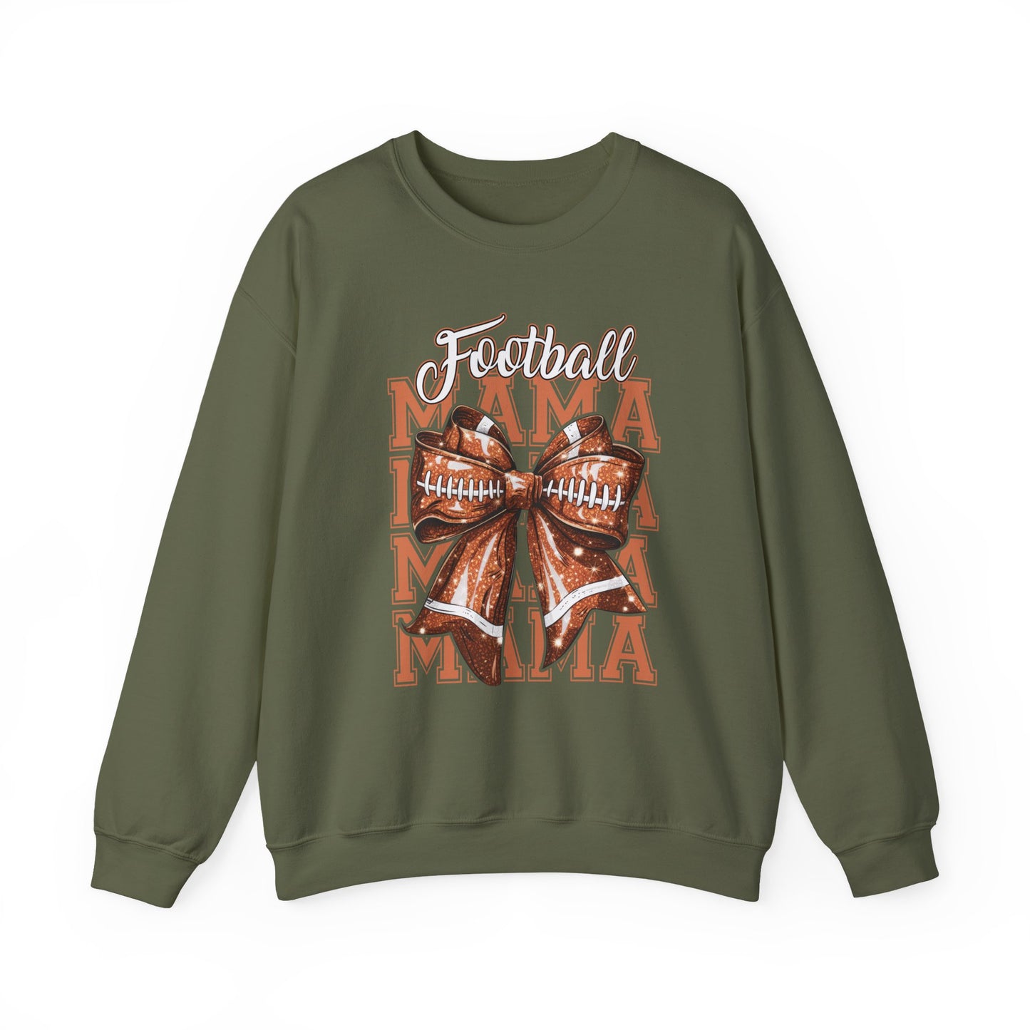 Football Mama Crewneck Sweatshirt - Ideal for Game Day, Family Gatherings, Sports Moms, and Unique Gift Ideas
