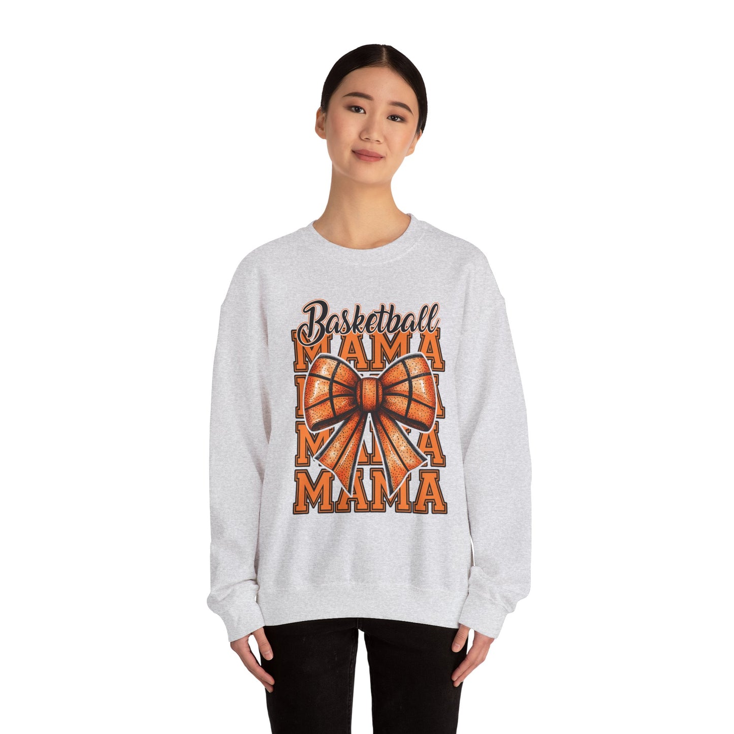 Basketball Mama Sweatshirt | Cozy Crewneck for Sports Moms | Gift for Mother's Day, Basketball Games, Family Events, Casual Wear