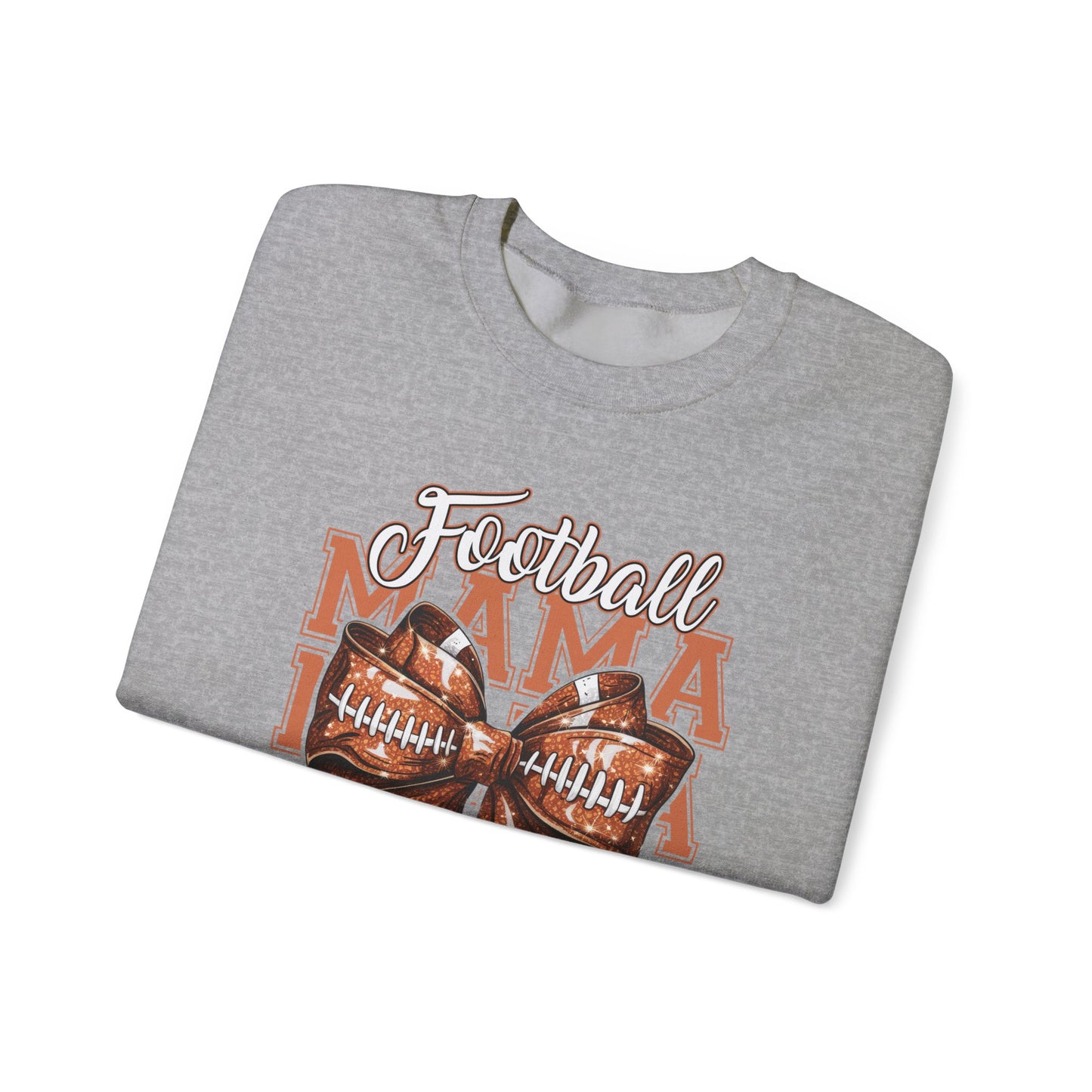 Football Mama Crewneck Sweatshirt - Ideal for Game Day, Family Gatherings, Sports Moms, and Unique Gift Ideas