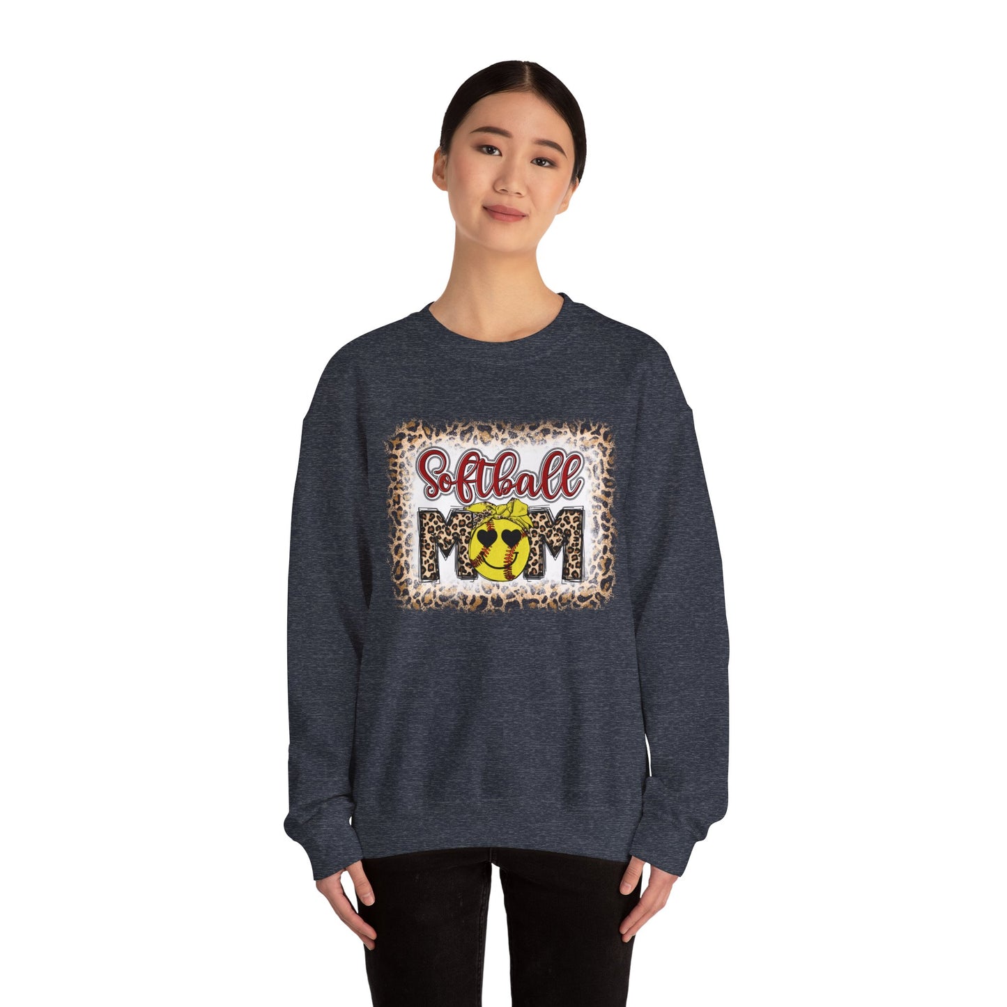 Softball Mom Sweatshirt | Cozy Crewneck for Sports Enthusiasts, Perfect Gift for Mother's Day, Game Days, and Casual Wear