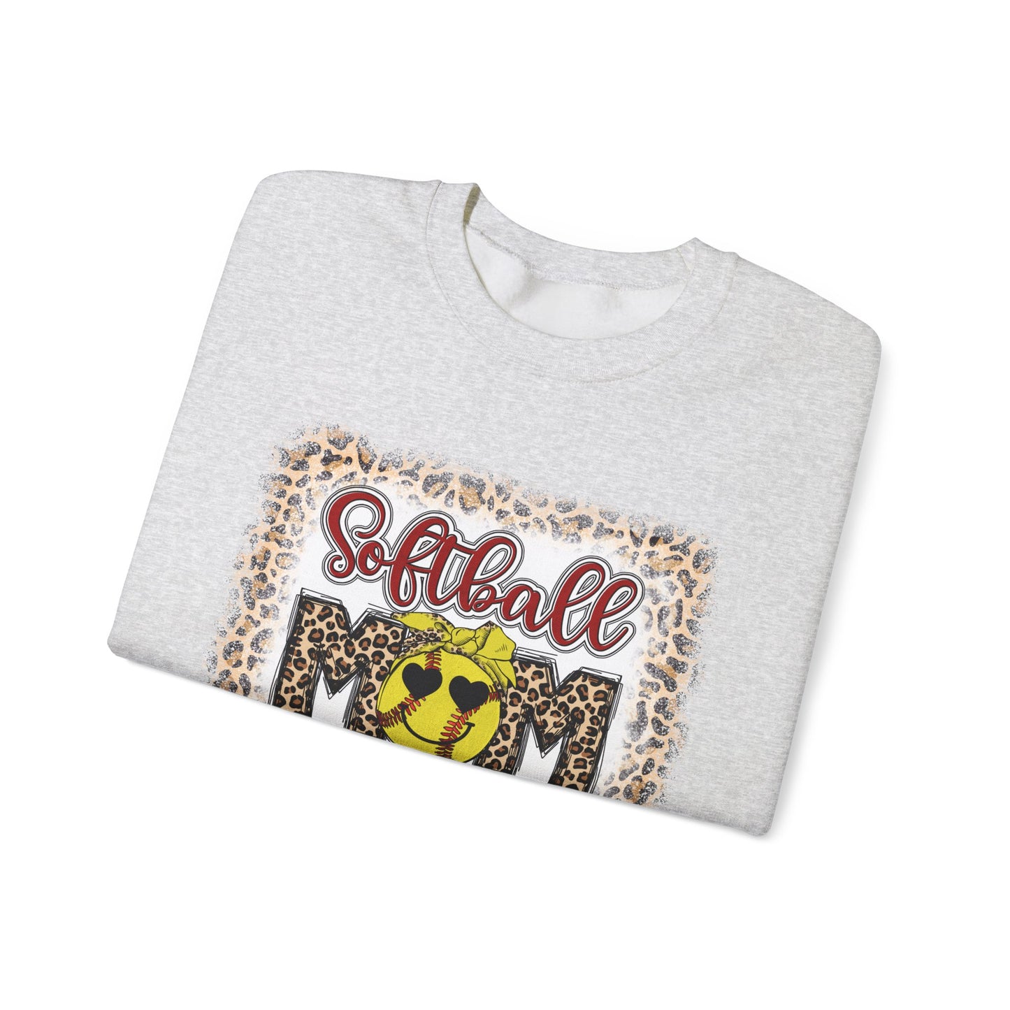 Softball Mom Sweatshirt | Cozy Crewneck for Sports Enthusiasts, Perfect Gift for Mother's Day, Game Days, and Casual Wear