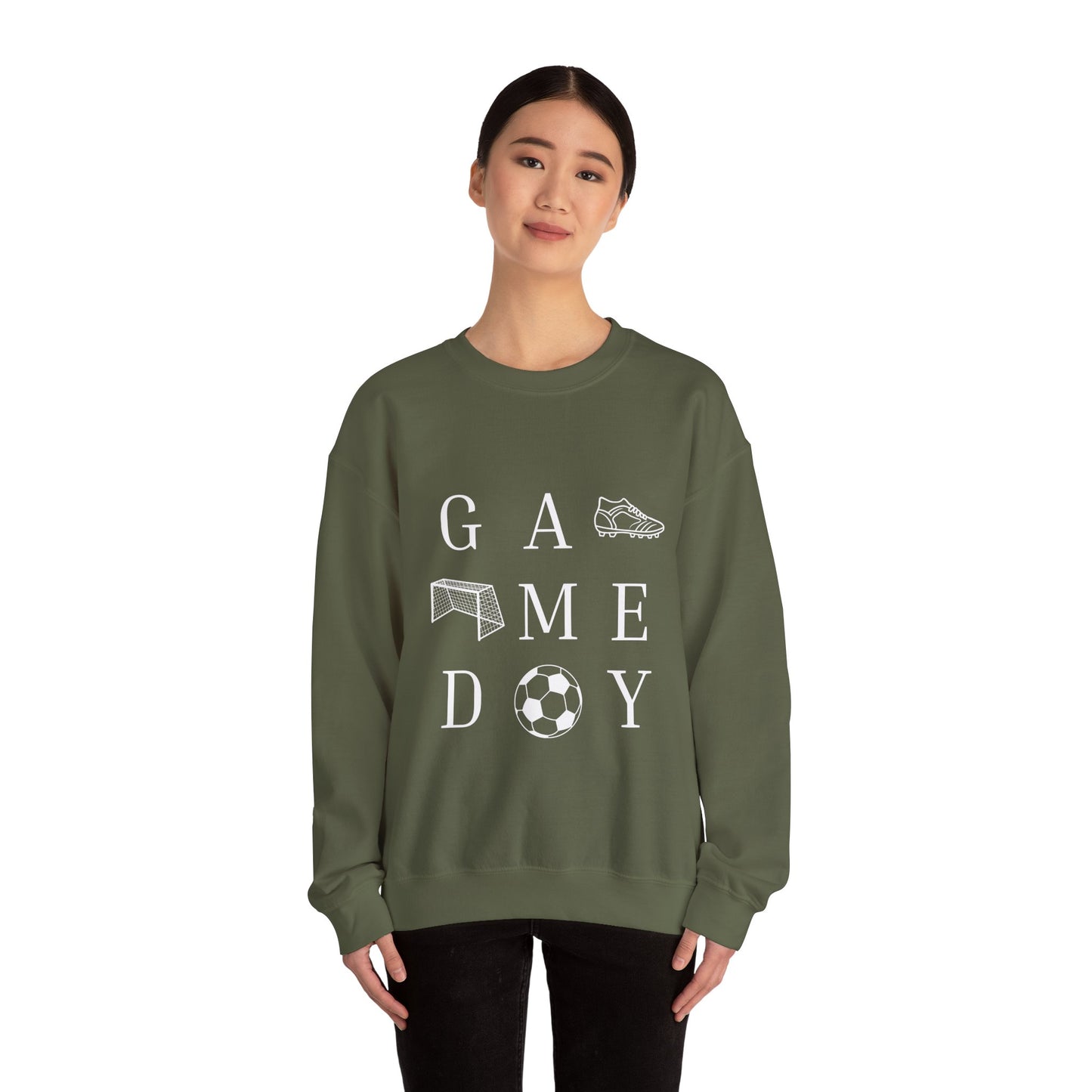 Game Day Unisex Crewneck Sweatshirt - Perfect Gift for Sports Lovers, Cozy Athletics Apparel, Soccer Enthusiast, Tailgate Outfit