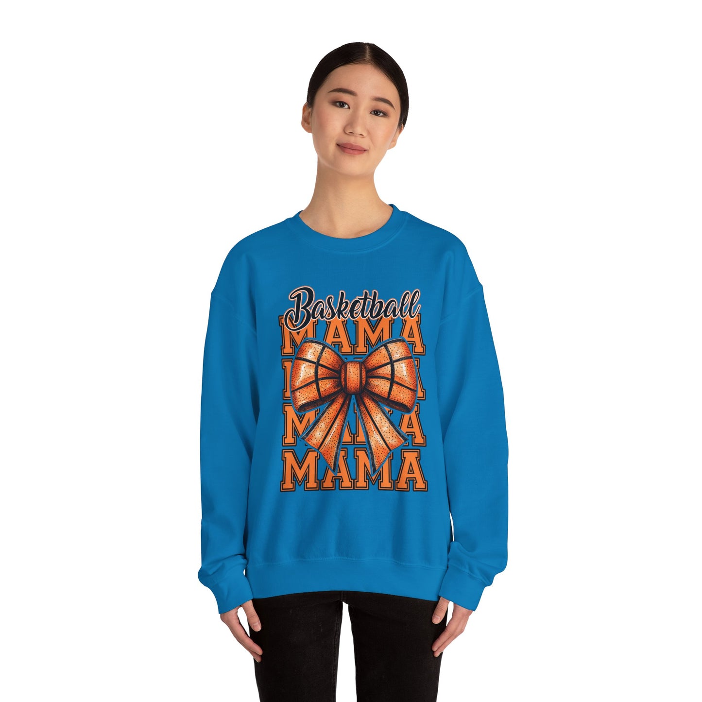 Basketball Mama Sweatshirt | Cozy Crewneck for Sports Moms | Gift for Mother's Day, Basketball Games, Family Events, Casual Wear