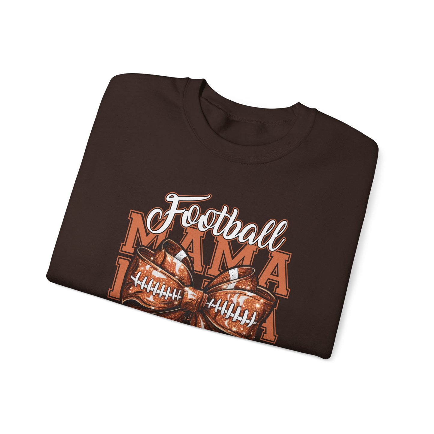 Football Mama Crewneck Sweatshirt - Ideal for Game Day, Family Gatherings, Sports Moms, and Unique Gift Ideas