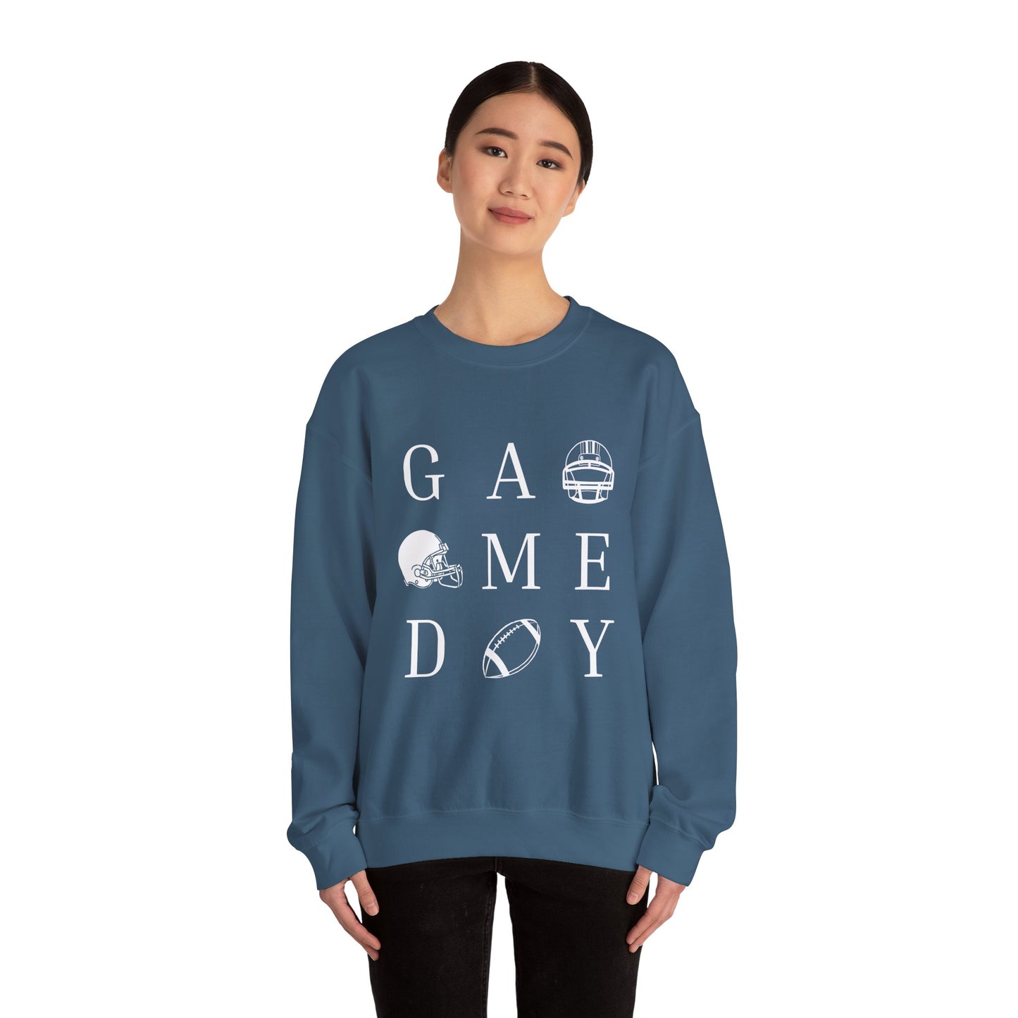 Game Day Sweatshirt, Unisex Crewneck Sweatshirt for Sports Fans, Football Appreciation Gift, Cozy Game Day Outfit, Tailgating Apparel