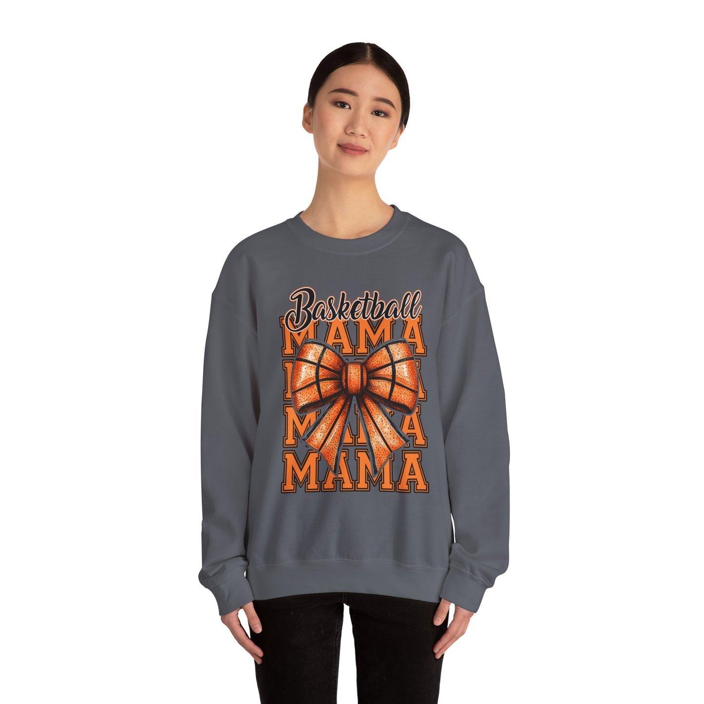 Basketball Mama Sweatshirt | Cozy Crewneck for Sports Moms | Gift for Mother's Day, Basketball Games, Family Events, Casual Wear