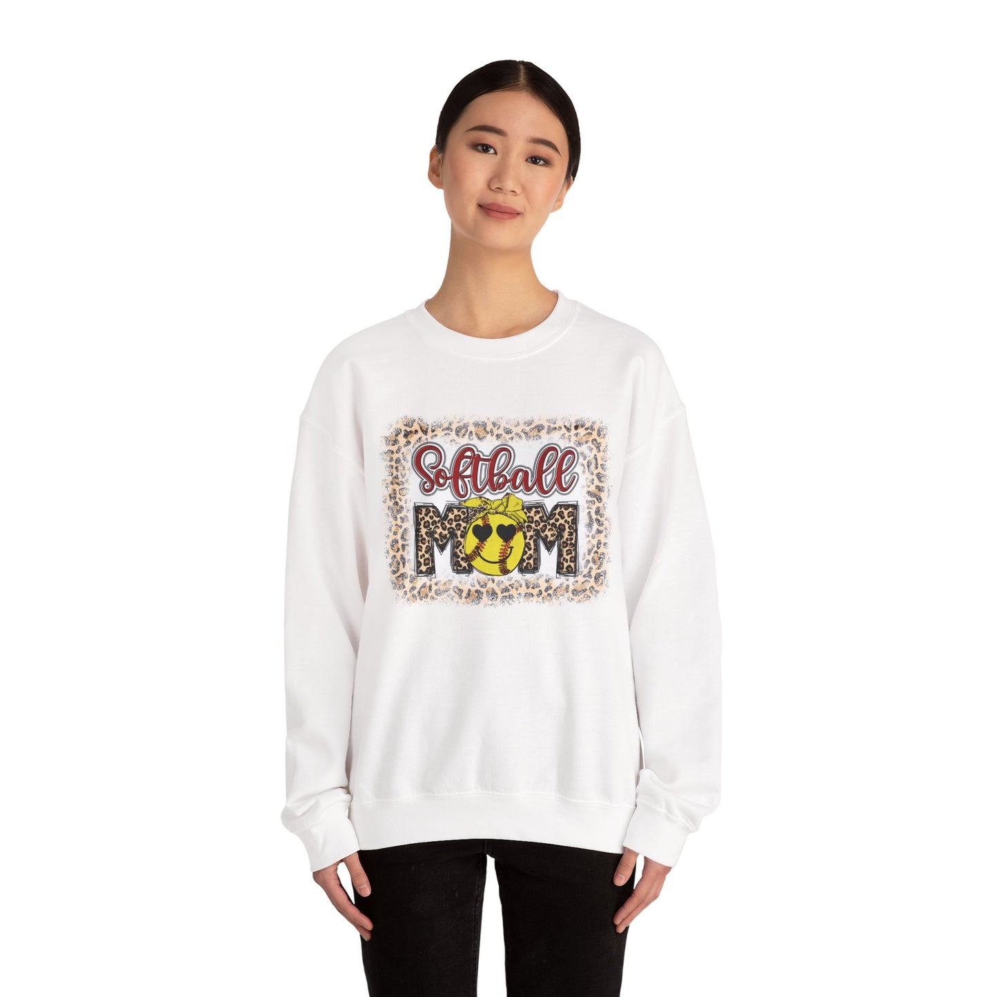 Softball Mom Sweatshirt | Cozy Crewneck for Sports Enthusiasts, Perfect Gift for Mother's Day, Game Days, and Casual Wear