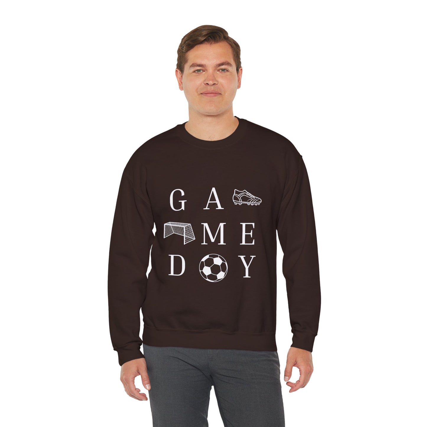 Game Day Unisex Crewneck Sweatshirt - Perfect Gift for Sports Lovers, Cozy Athletics Apparel, Soccer Enthusiast, Tailgate Outfit