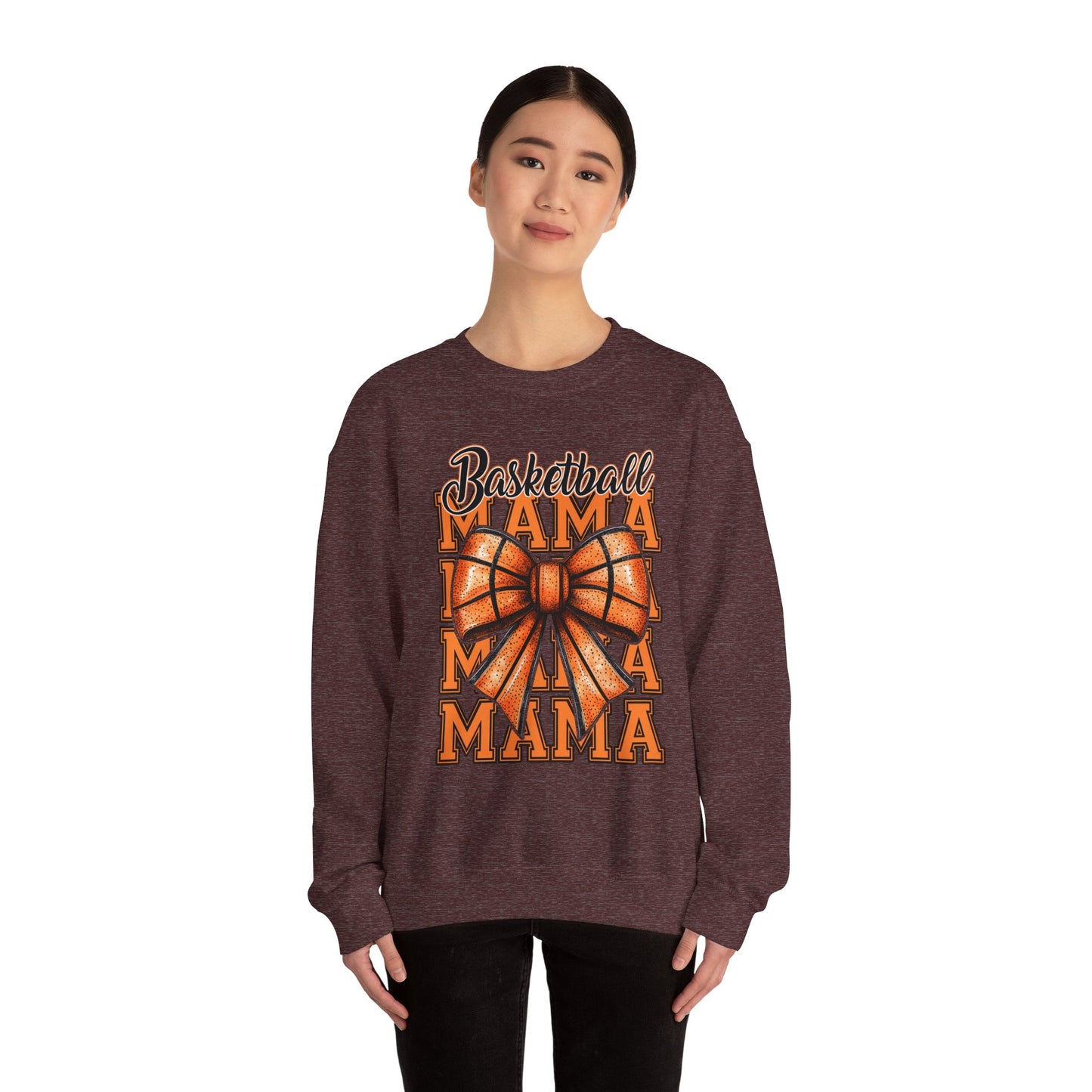 Basketball Mama Sweatshirt | Cozy Crewneck for Sports Moms | Gift for Mother's Day, Basketball Games, Family Events, Casual Wear