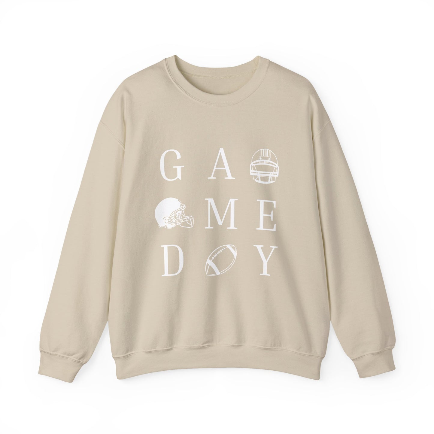 Game Day Sweatshirt, Unisex Crewneck Sweatshirt for Sports Fans, Football Appreciation Gift, Cozy Game Day Outfit, Tailgating Apparel