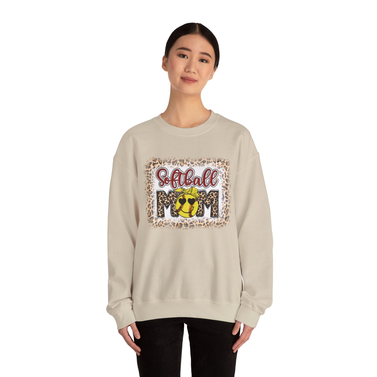 Softball Mom Sweatshirt | Cozy Crewneck for Sports Enthusiasts, Perfect Gift for Mother's Day, Game Days, and Casual Wear