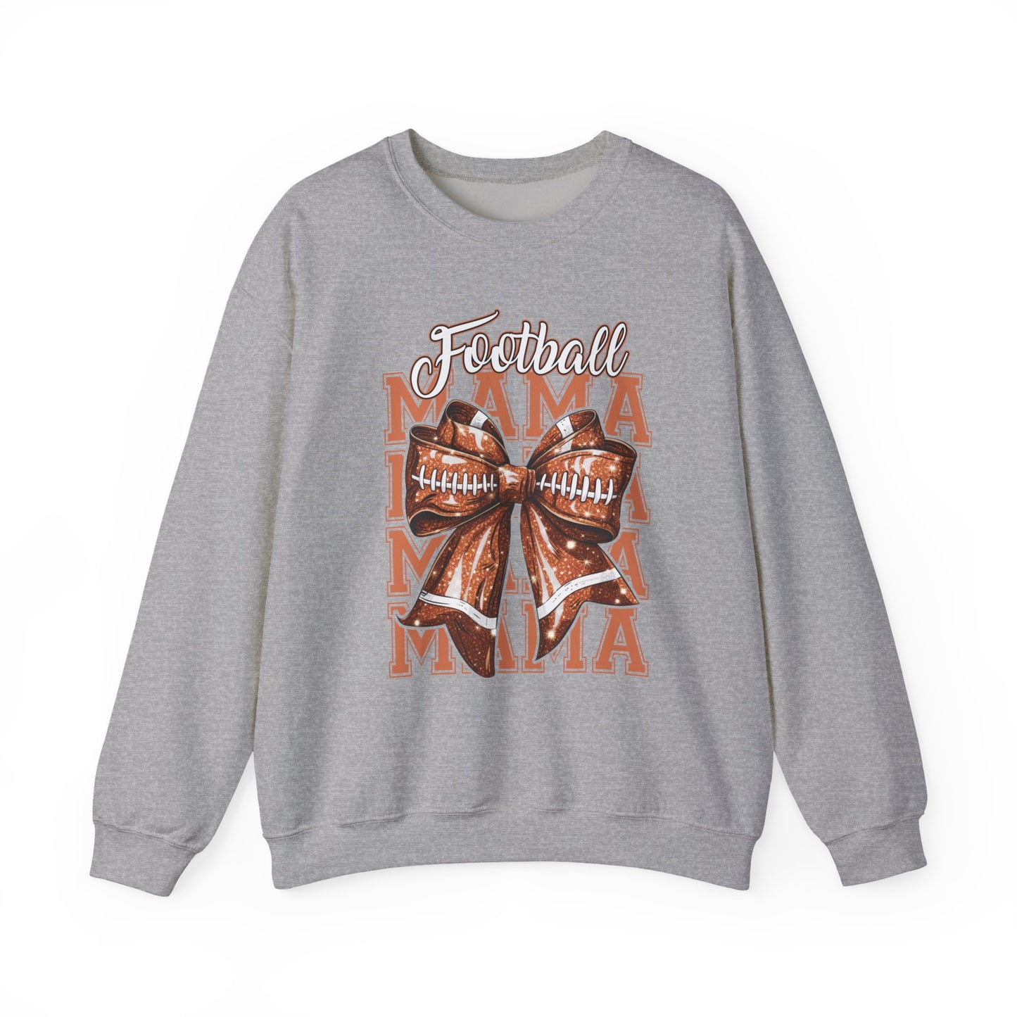 Football Mama Crewneck Sweatshirt - Ideal for Game Day, Family Gatherings, Sports Moms, and Unique Gift Ideas