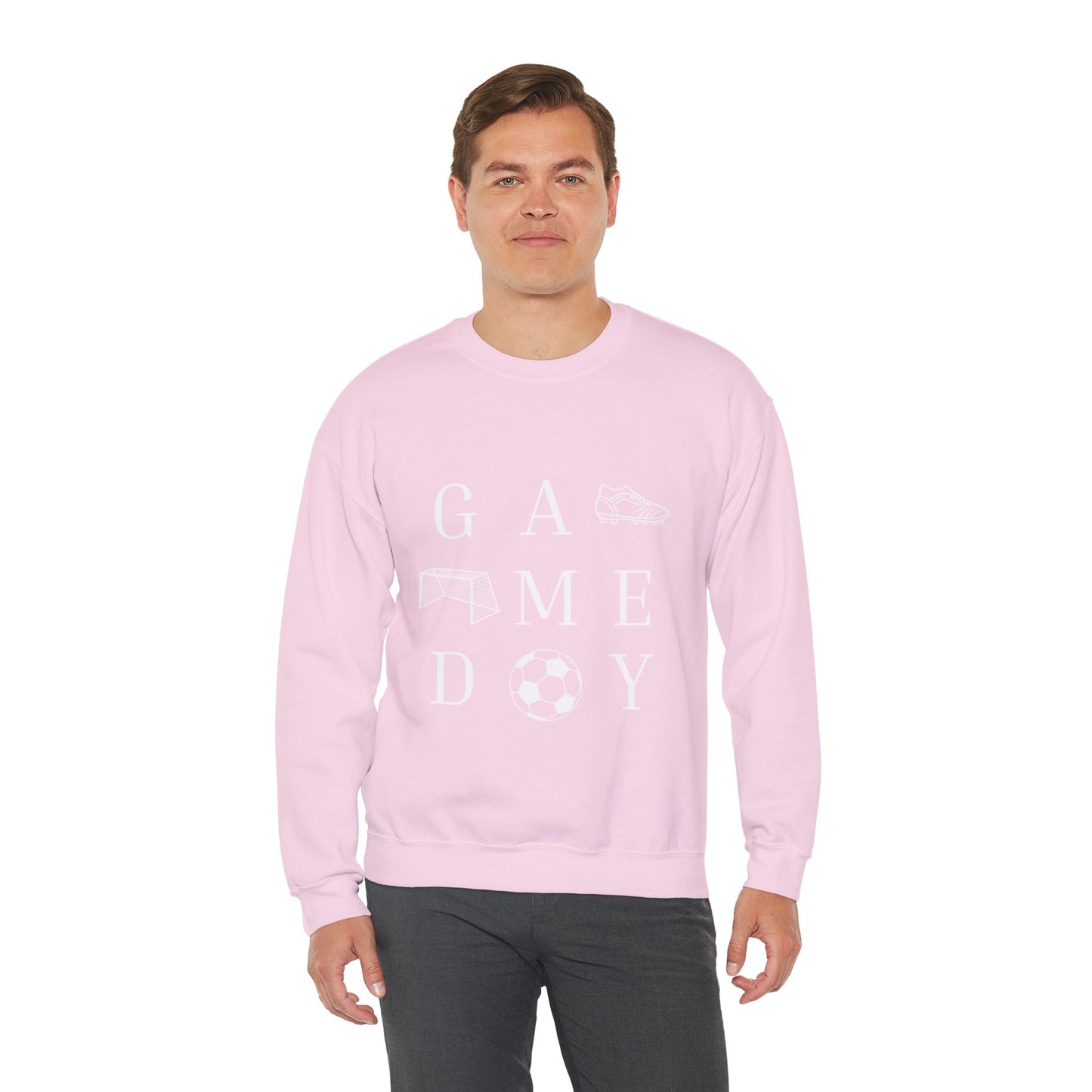 Game Day Unisex Crewneck Sweatshirt - Perfect Gift for Sports Lovers, Cozy Athletics Apparel, Soccer Enthusiast, Tailgate Outfit