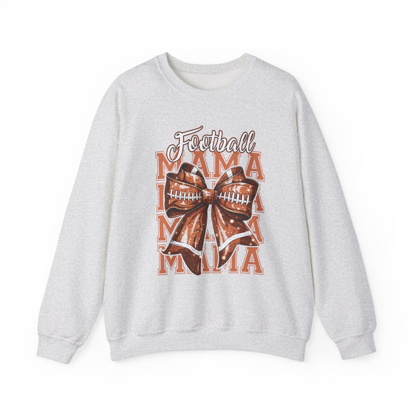 Football Mama Crewneck Sweatshirt - Ideal for Game Day, Family Gatherings, Sports Moms, and Unique Gift Ideas