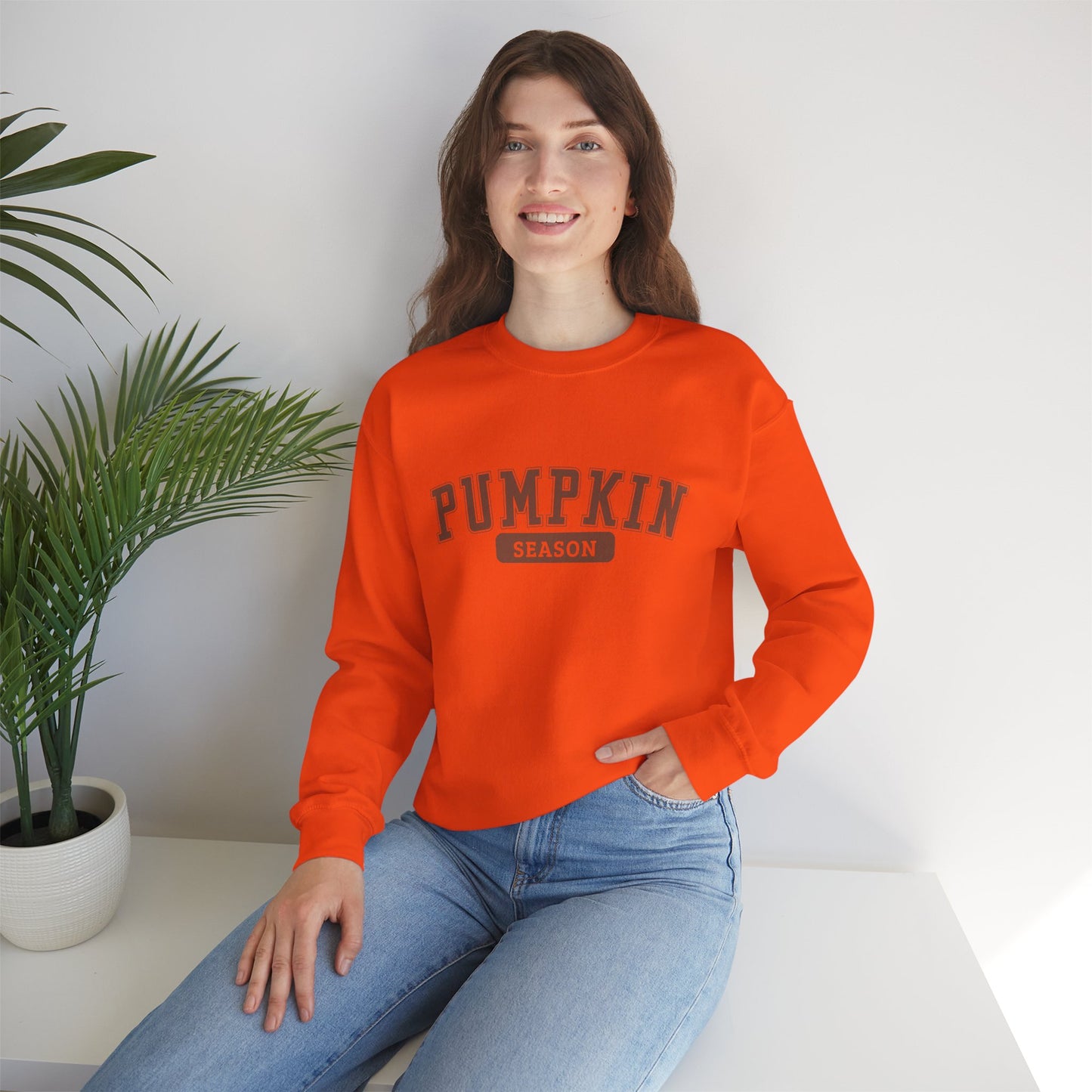 Pumpkin Season Sweatshirt - Cozy Fall Fashion, Unisex Crewneck for Halloween, Thanksgiving, Autumn Vibes, Gift for Her