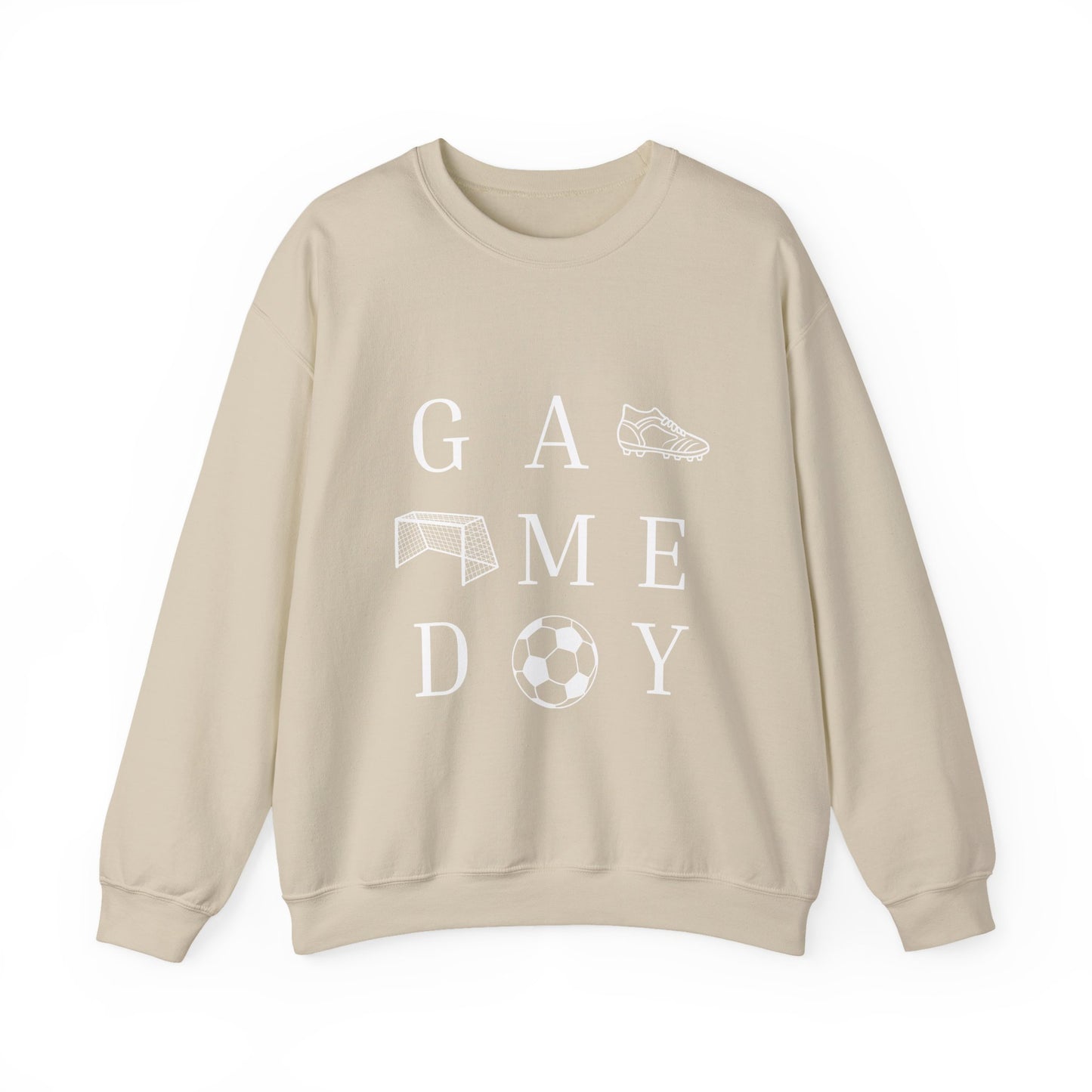 Game Day Unisex Crewneck Sweatshirt - Perfect Gift for Sports Lovers, Cozy Athletics Apparel, Soccer Enthusiast, Tailgate Outfit