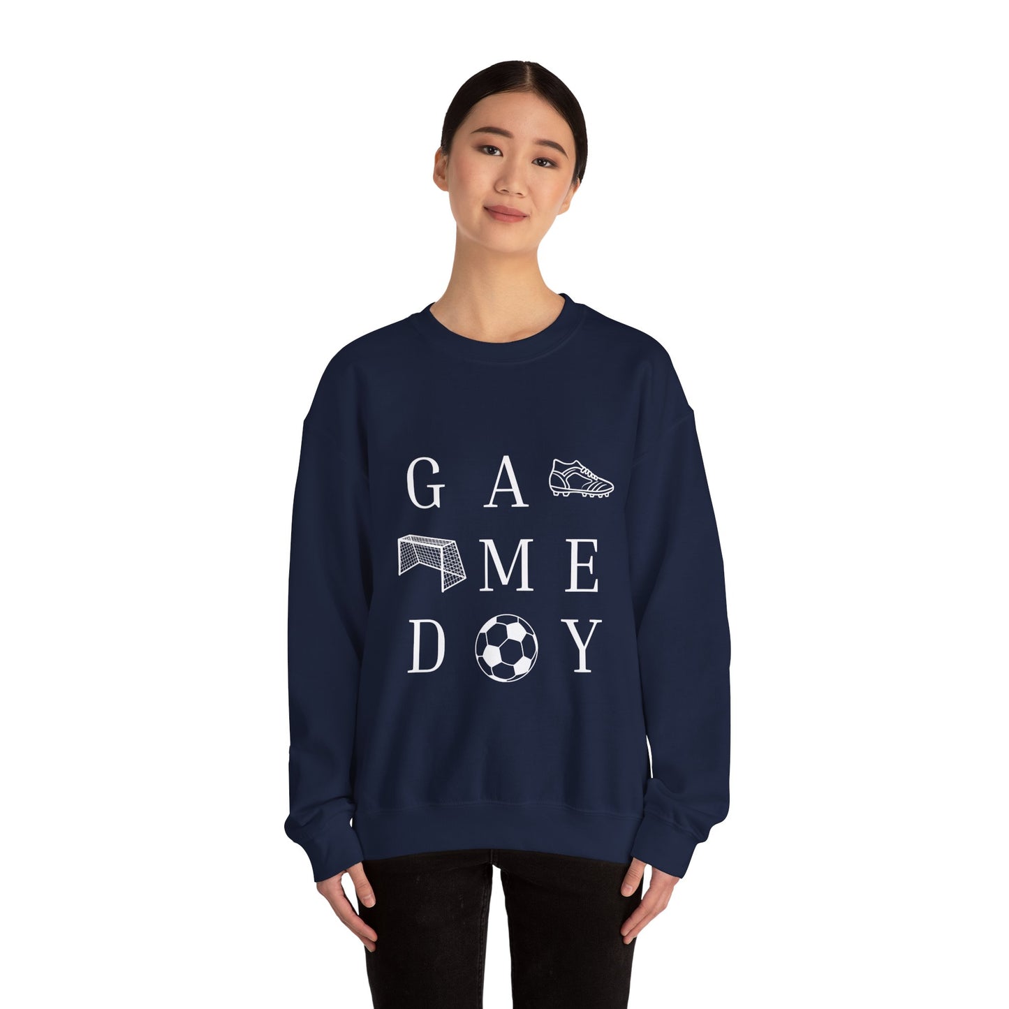 Game Day Unisex Crewneck Sweatshirt - Perfect Gift for Sports Lovers, Cozy Athletics Apparel, Soccer Enthusiast, Tailgate Outfit