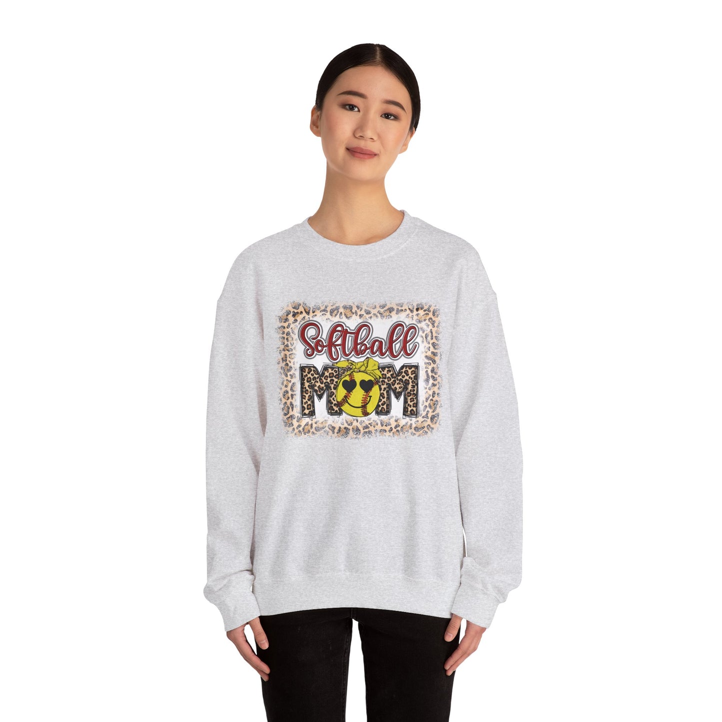 Softball Mom Sweatshirt | Cozy Crewneck for Sports Enthusiasts, Perfect Gift for Mother's Day, Game Days, and Casual Wear