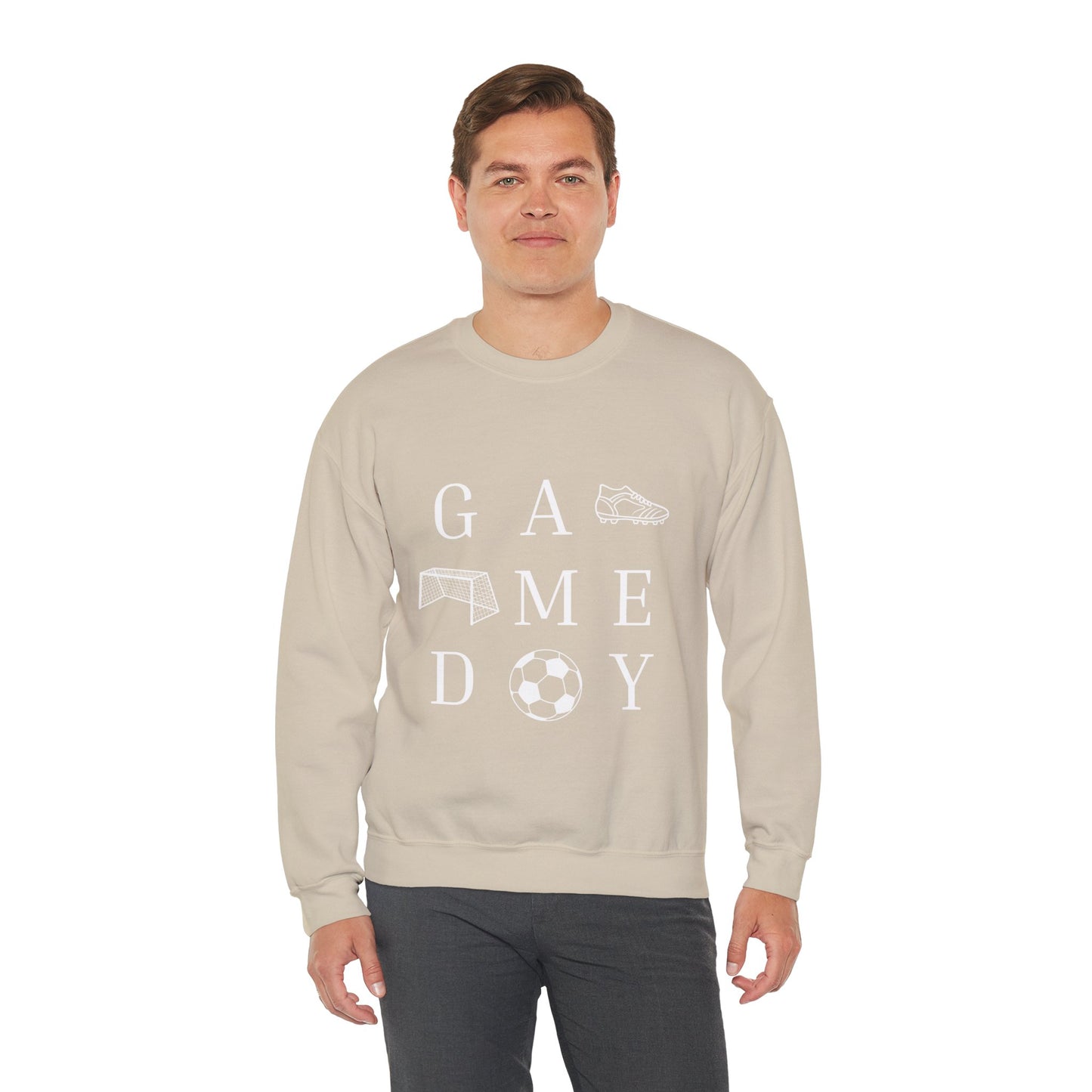 Game Day Unisex Crewneck Sweatshirt - Perfect Gift for Sports Lovers, Cozy Athletics Apparel, Soccer Enthusiast, Tailgate Outfit