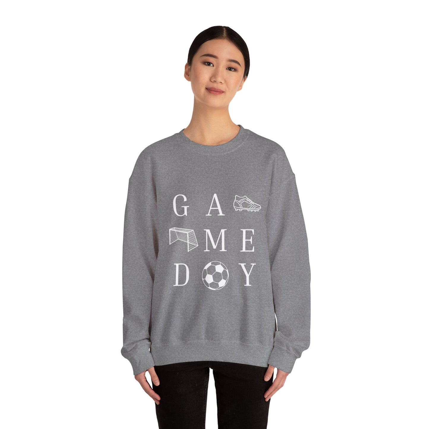 Game Day Unisex Crewneck Sweatshirt - Perfect Gift for Sports Lovers, Cozy Athletics Apparel, Soccer Enthusiast, Tailgate Outfit